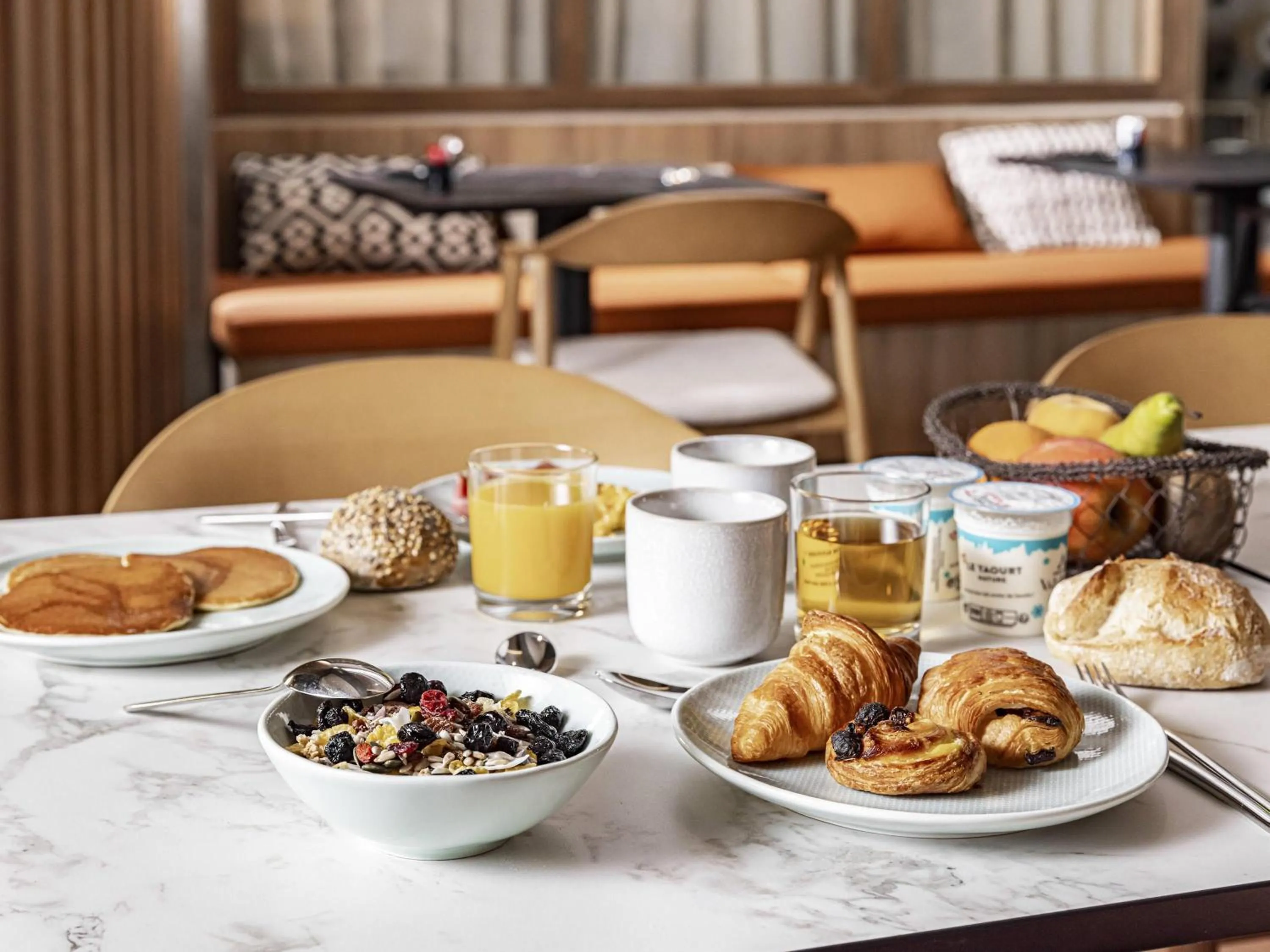 Breakfast in Novotel Megève Mont-Blanc