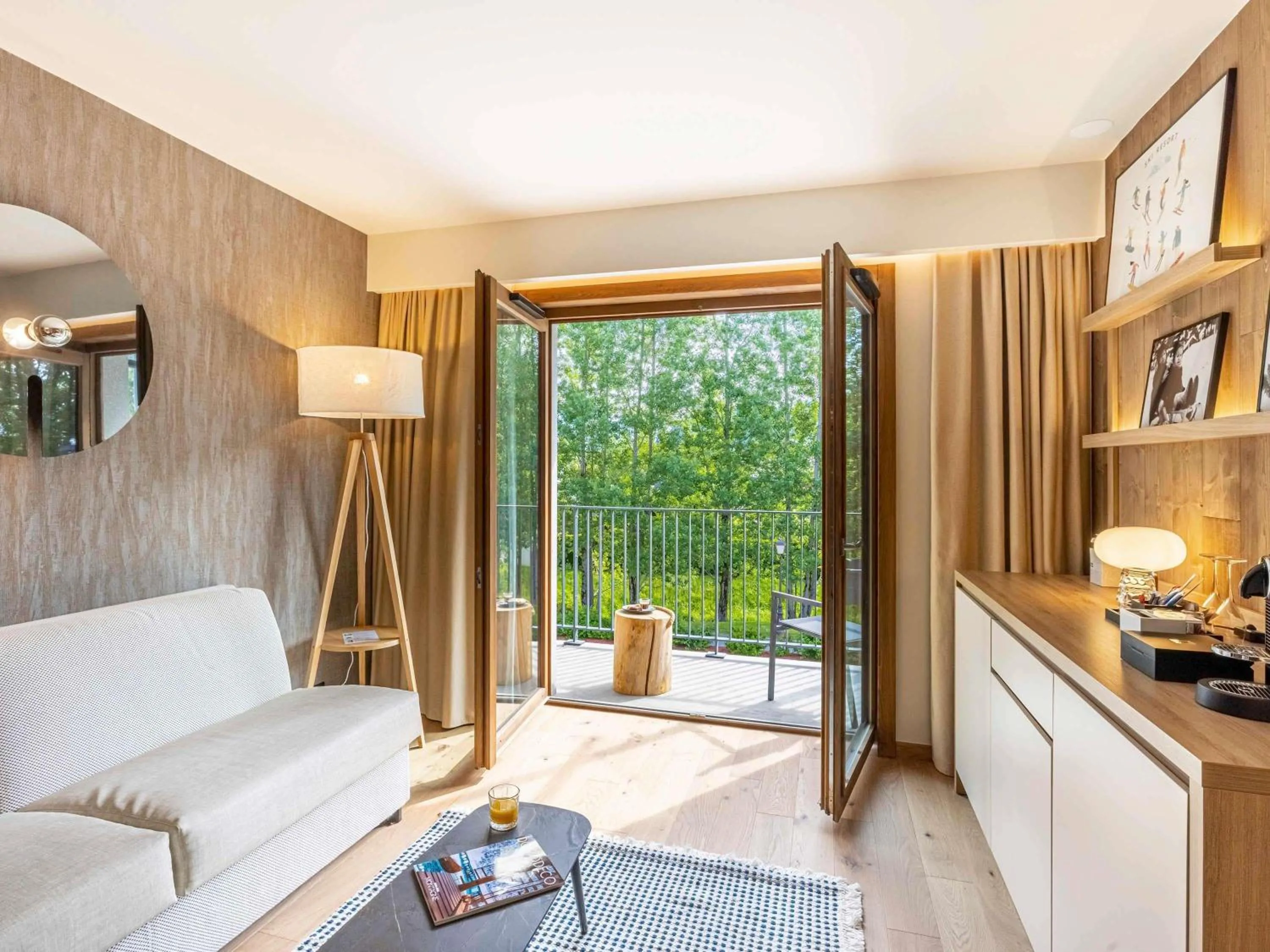 Bedroom in Novotel Megève Mont-Blanc