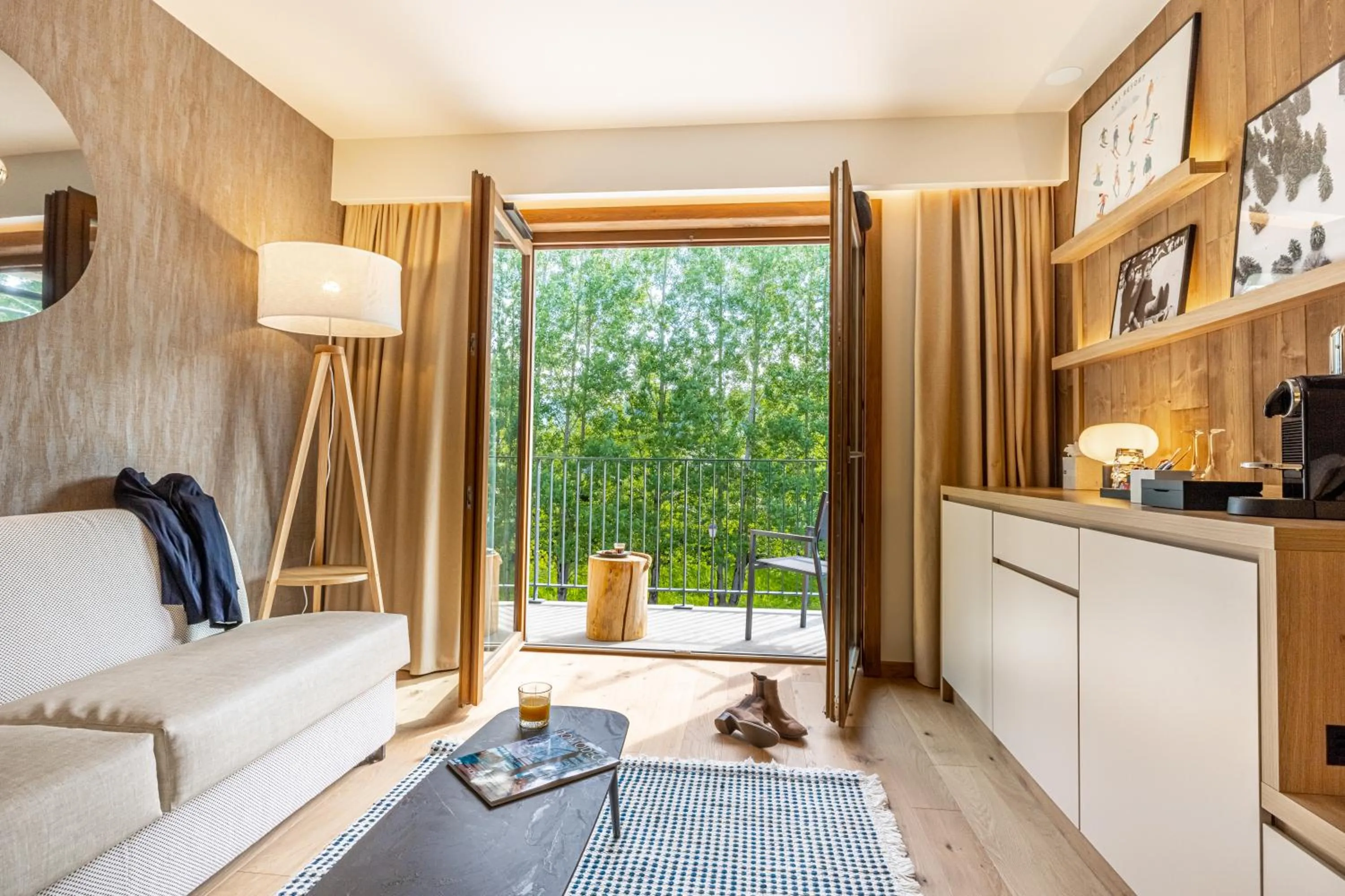 Balcony/Terrace in Novotel Megève Mont-Blanc