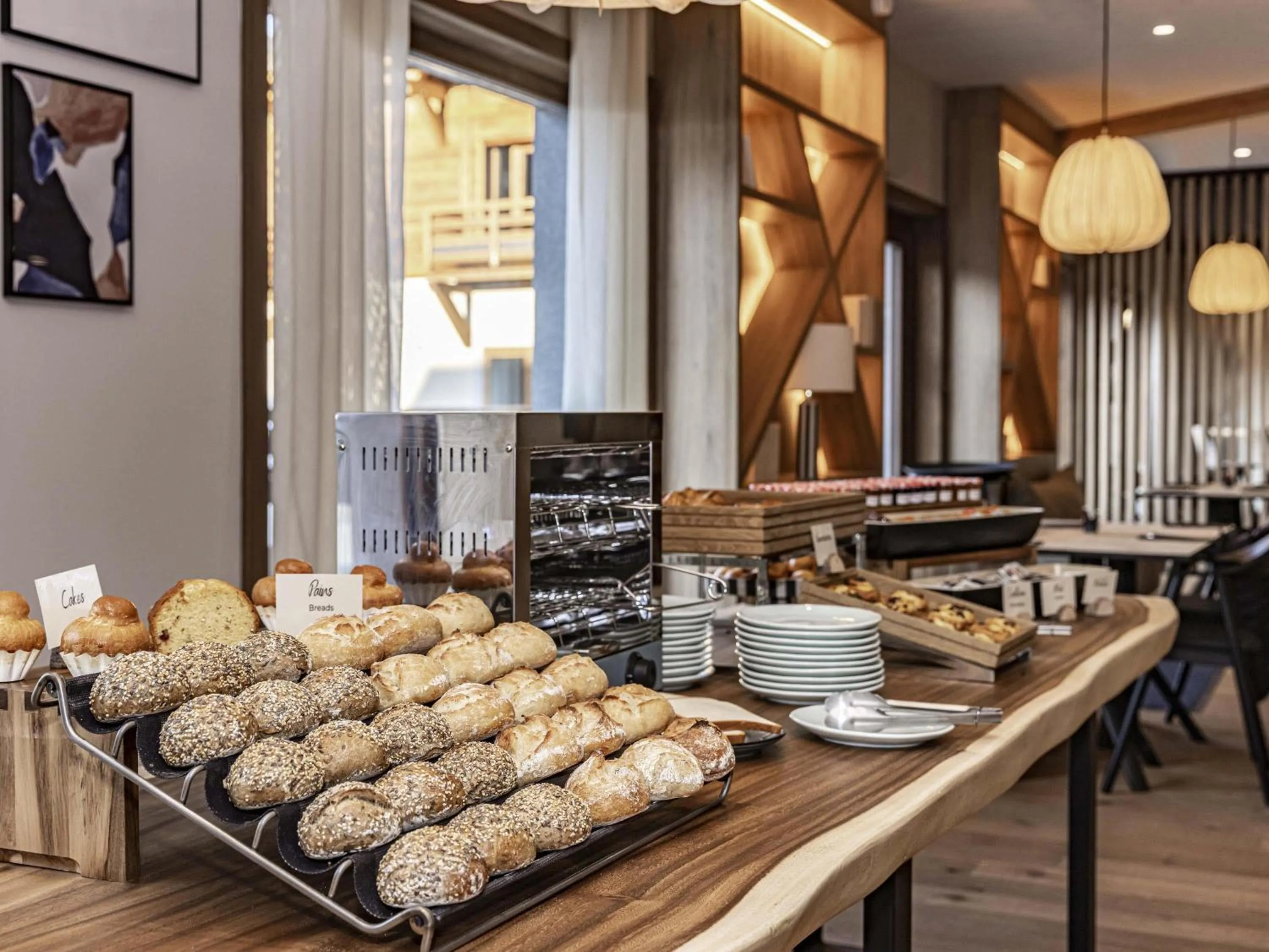 Breakfast in Novotel Megève Mont-Blanc