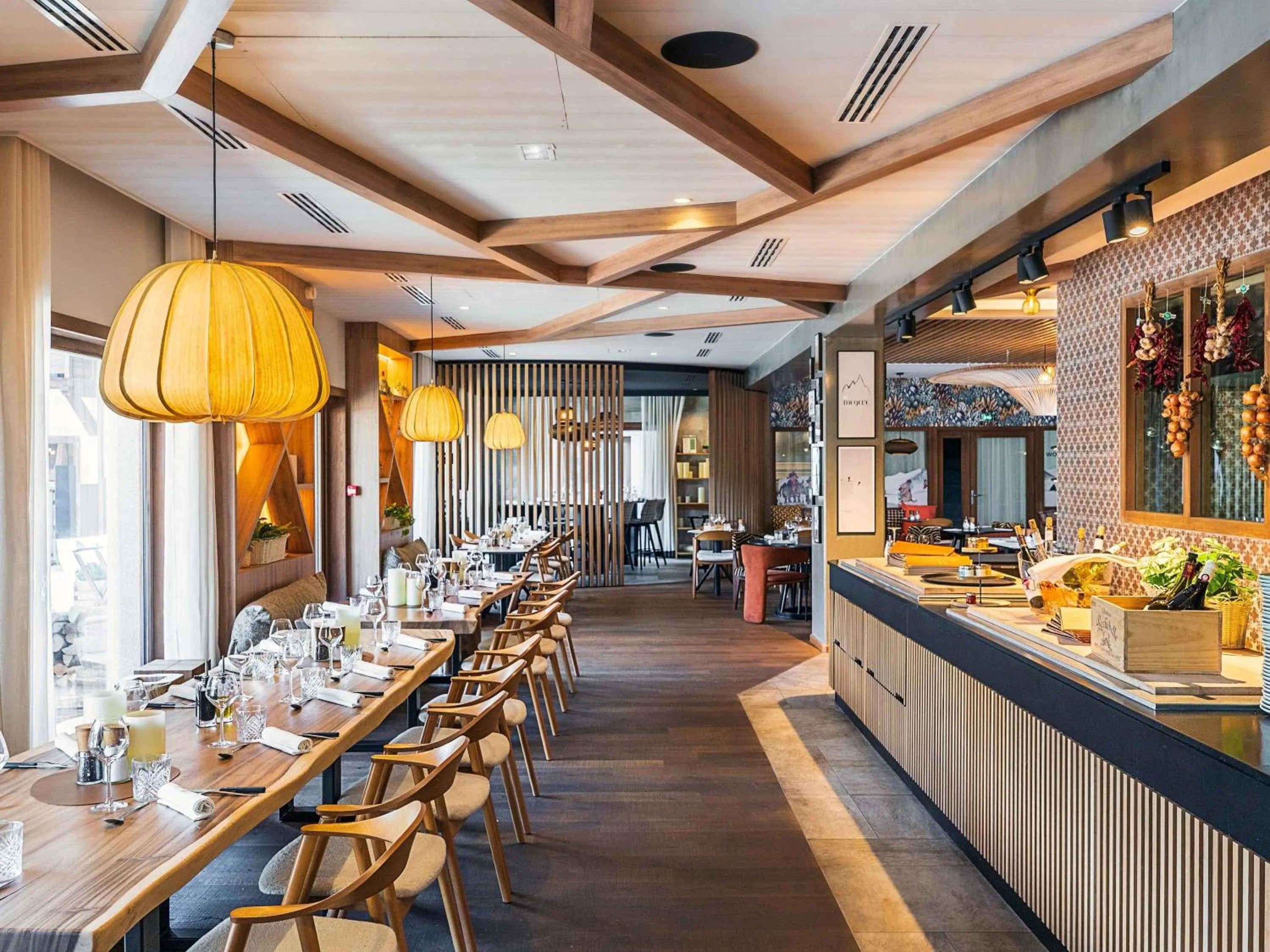 Restaurant/places to eat in Novotel Megève Mont-Blanc