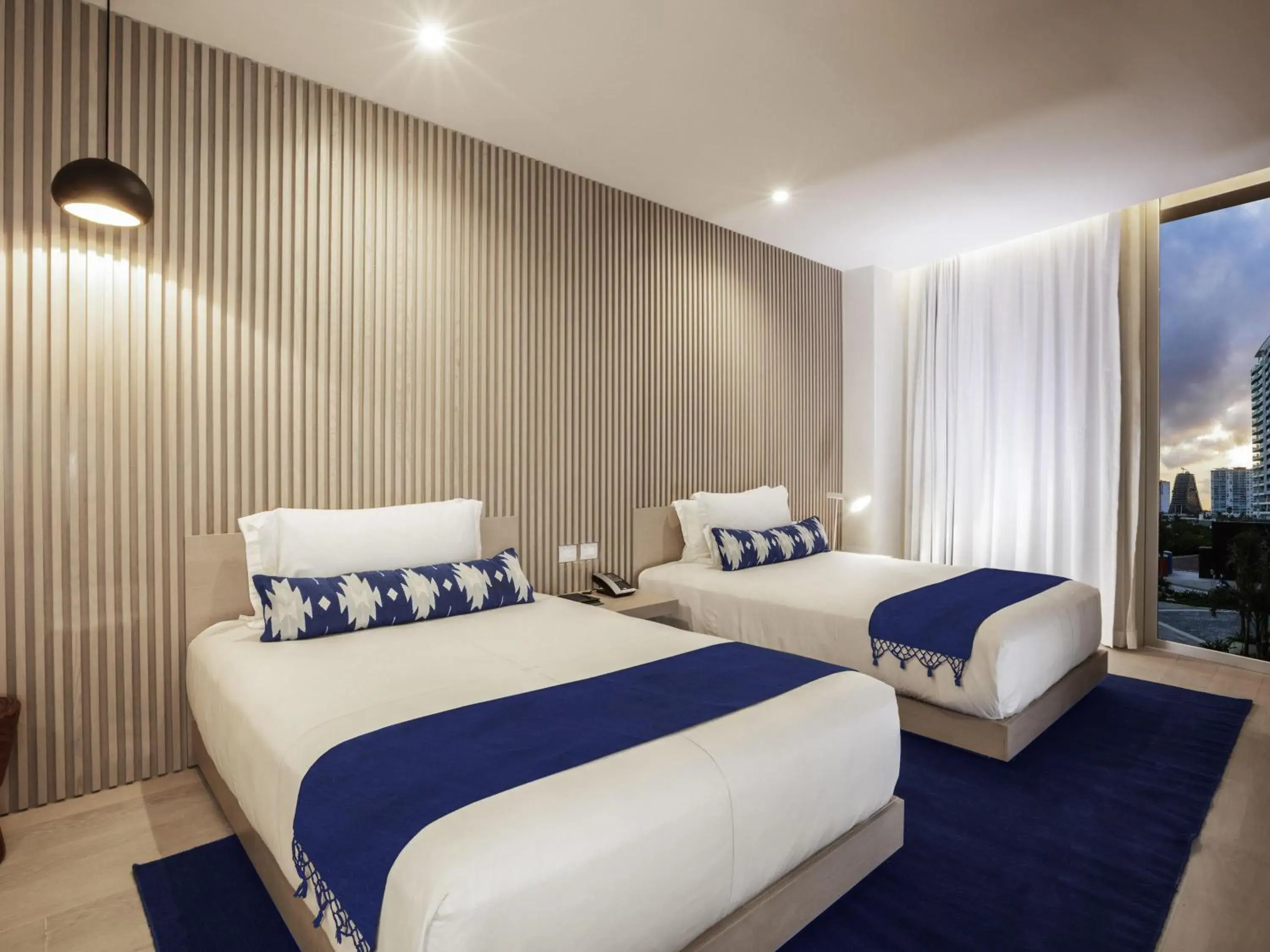 Bedroom, Bed in SLS Cancun Bedroom, Bed in SLS Cancun