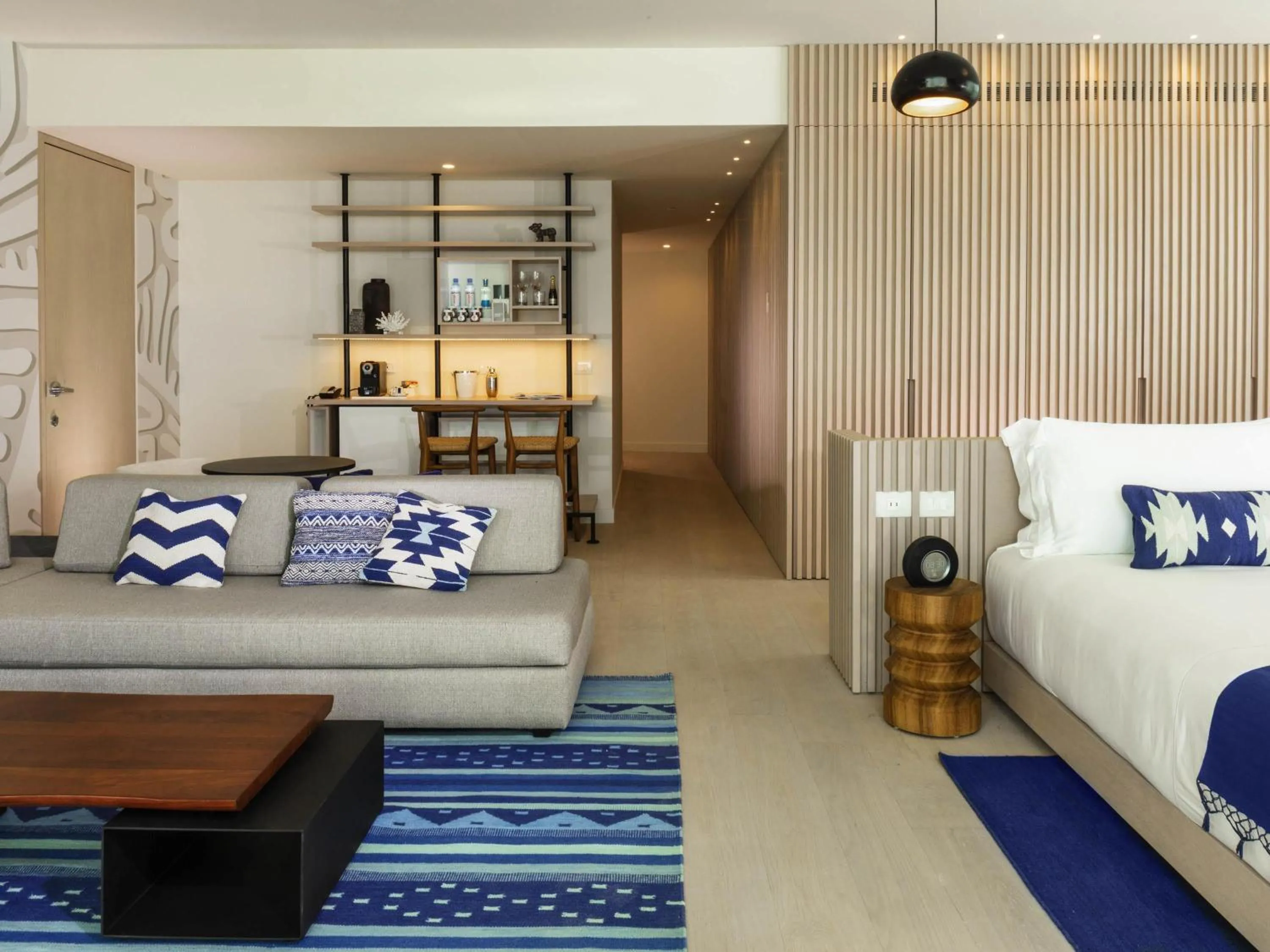 Bedroom, Bed in SLS Cancun