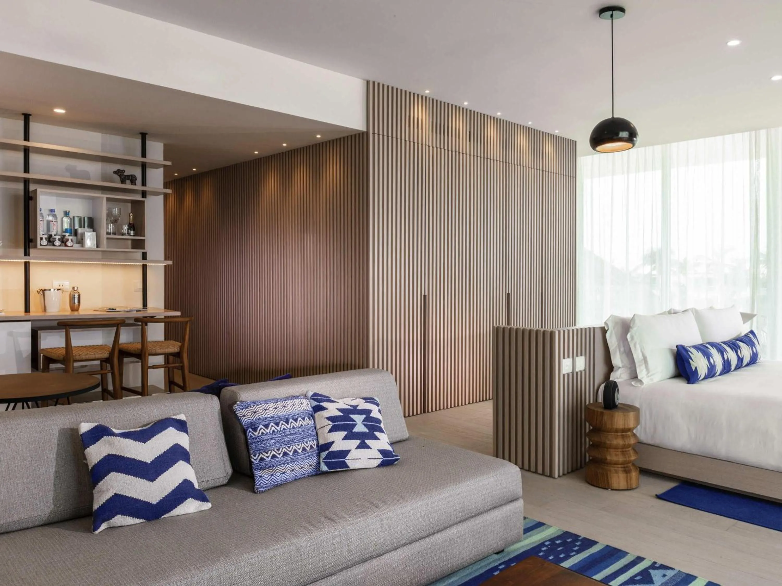 Bedroom, Bed in SLS Cancun