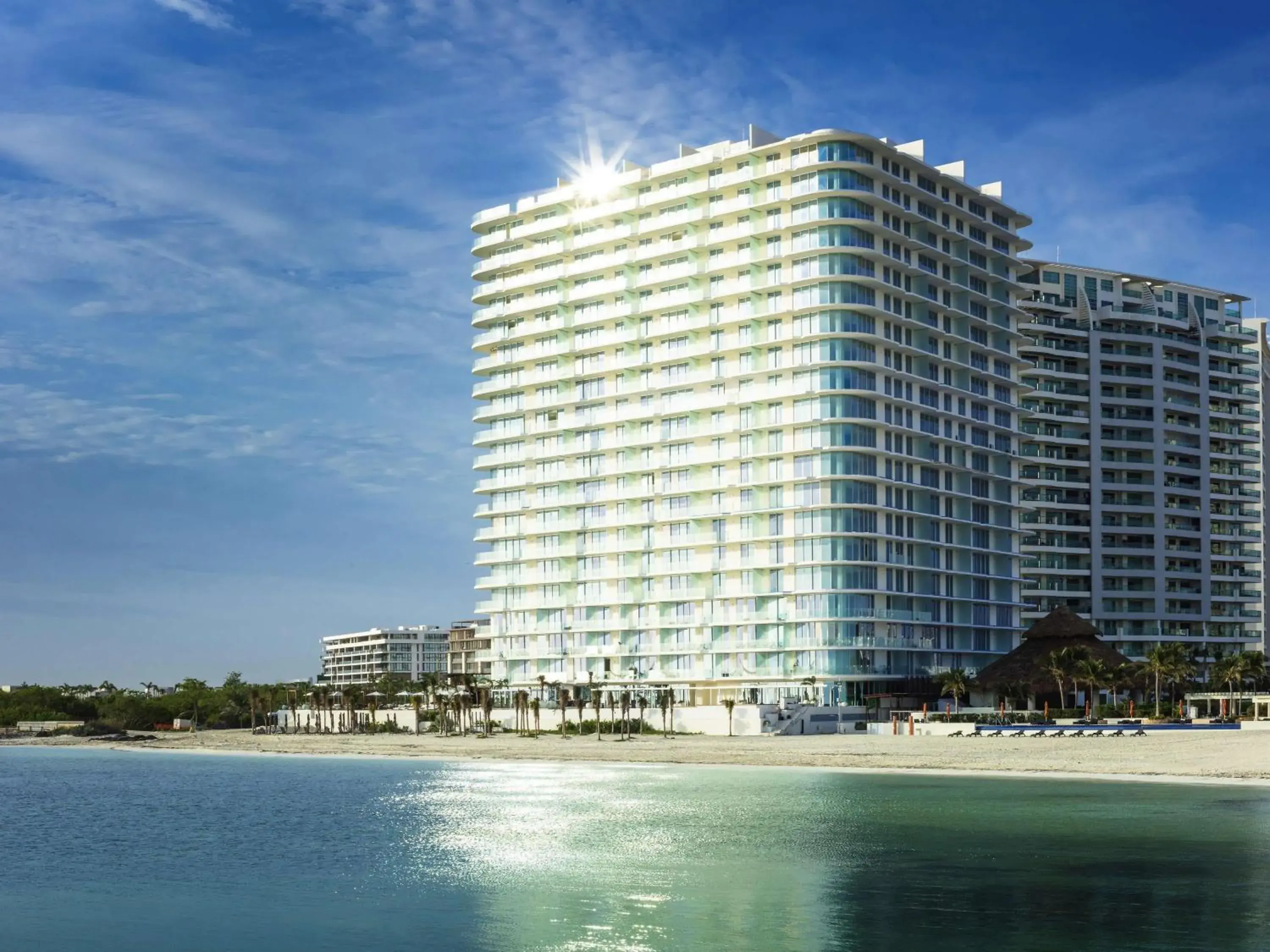 Property building in SLS Cancun Property building in SLS Cancun