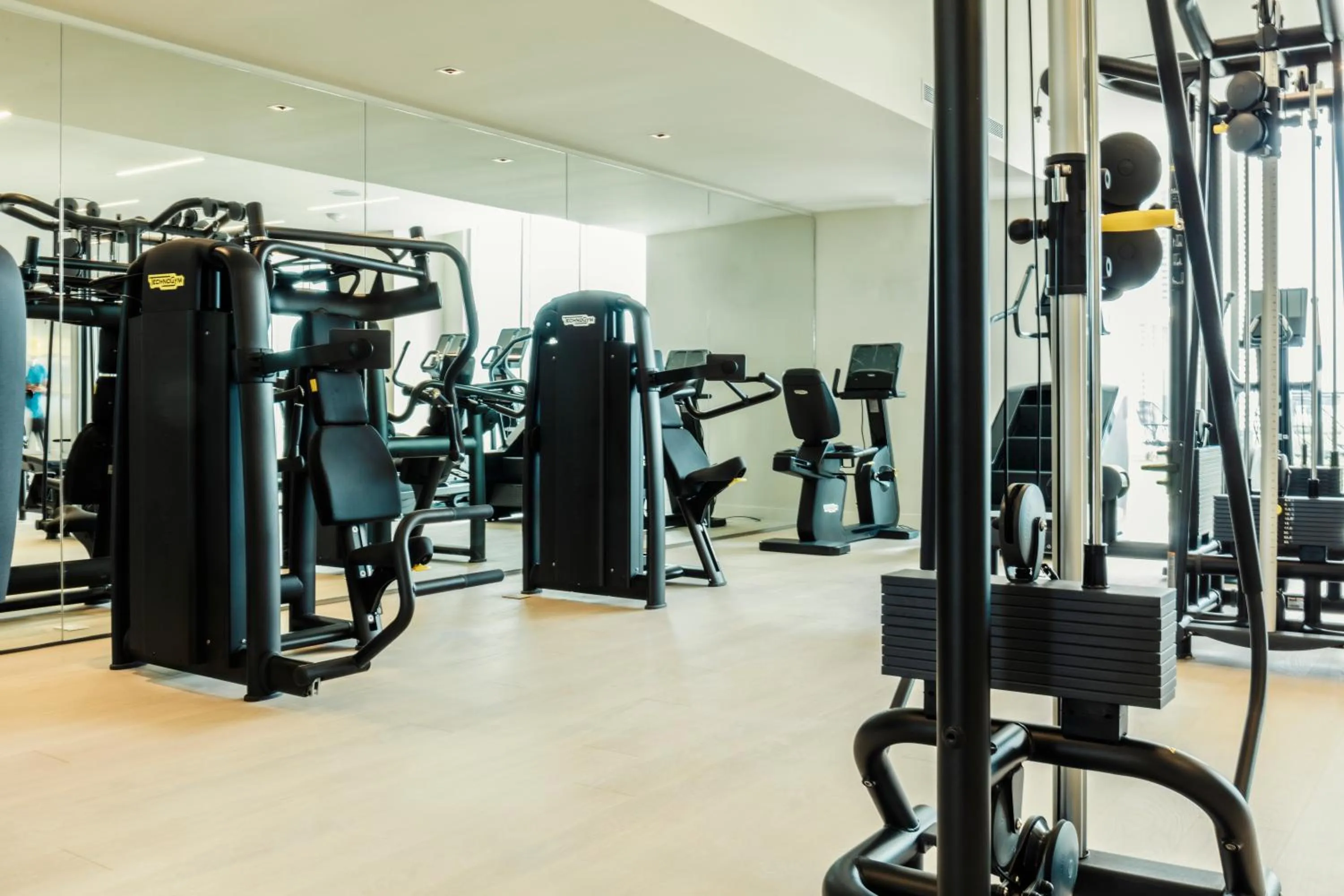 Fitness centre/facilities in SLS Cancun