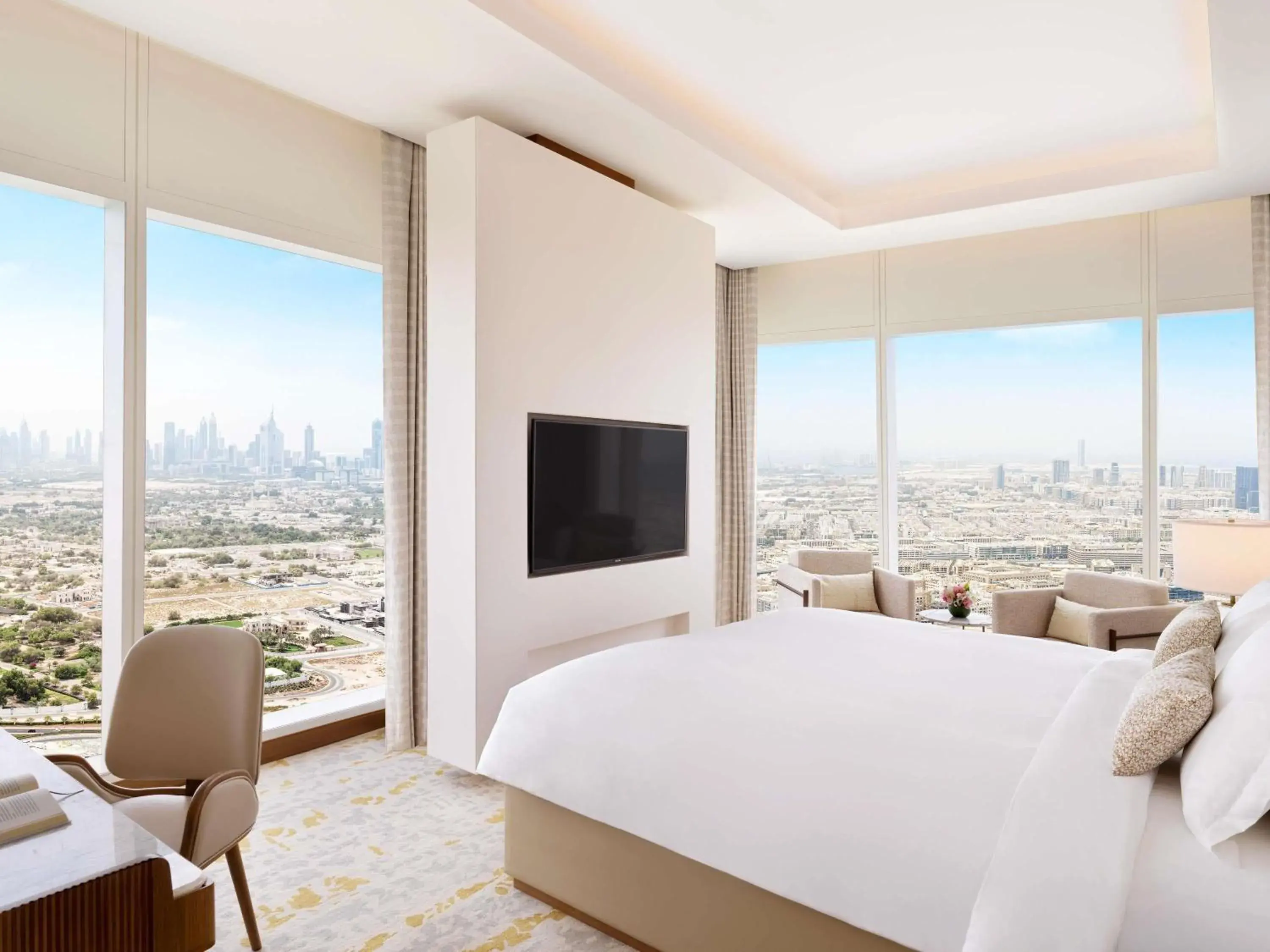 Bedroom, Bed in Sofitel Dubai The Obelisk Bedroom, Bed in Sofitel Dubai The Obelisk