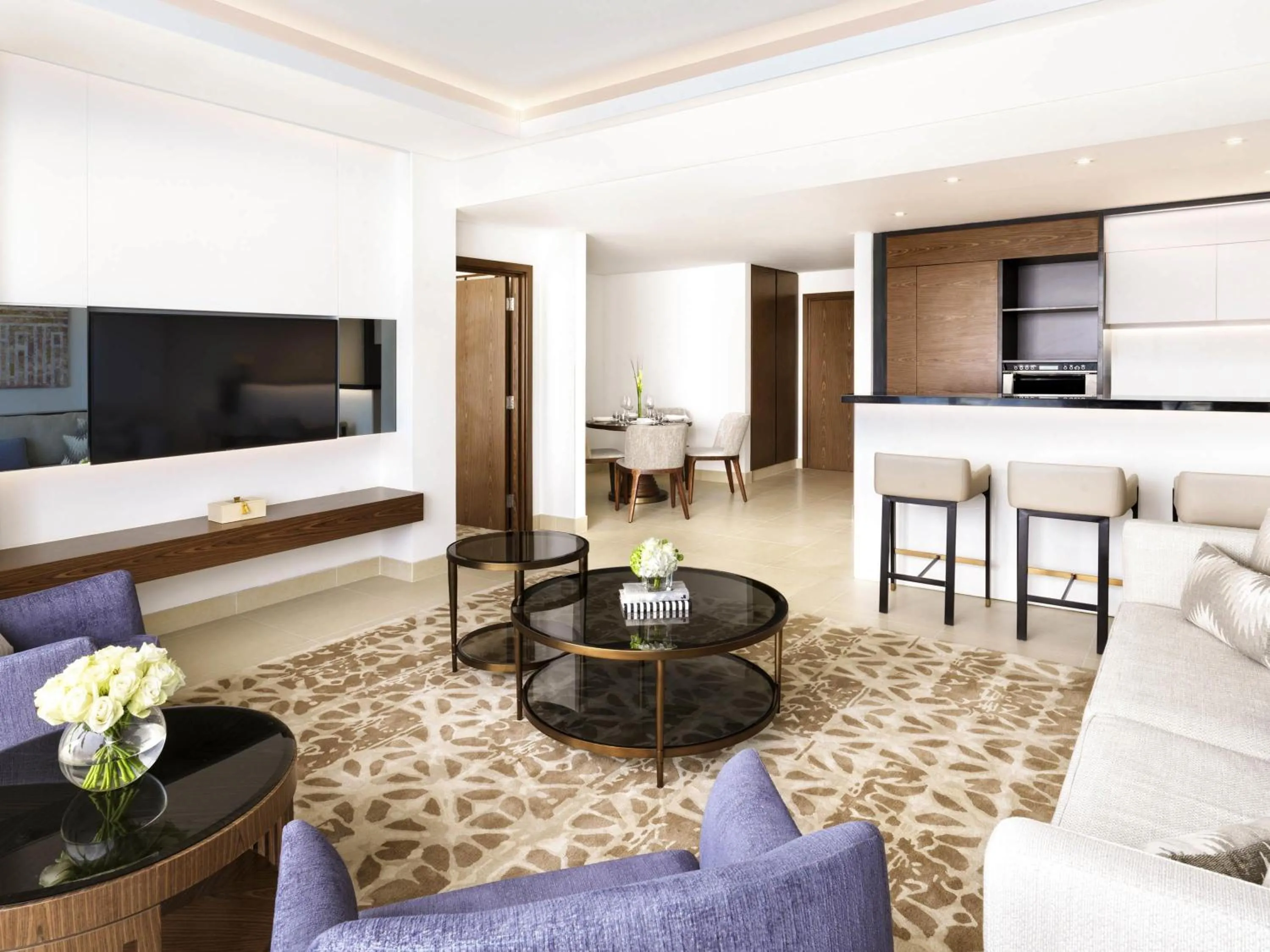 Bedroom in Sofitel Dubai The Obelisk