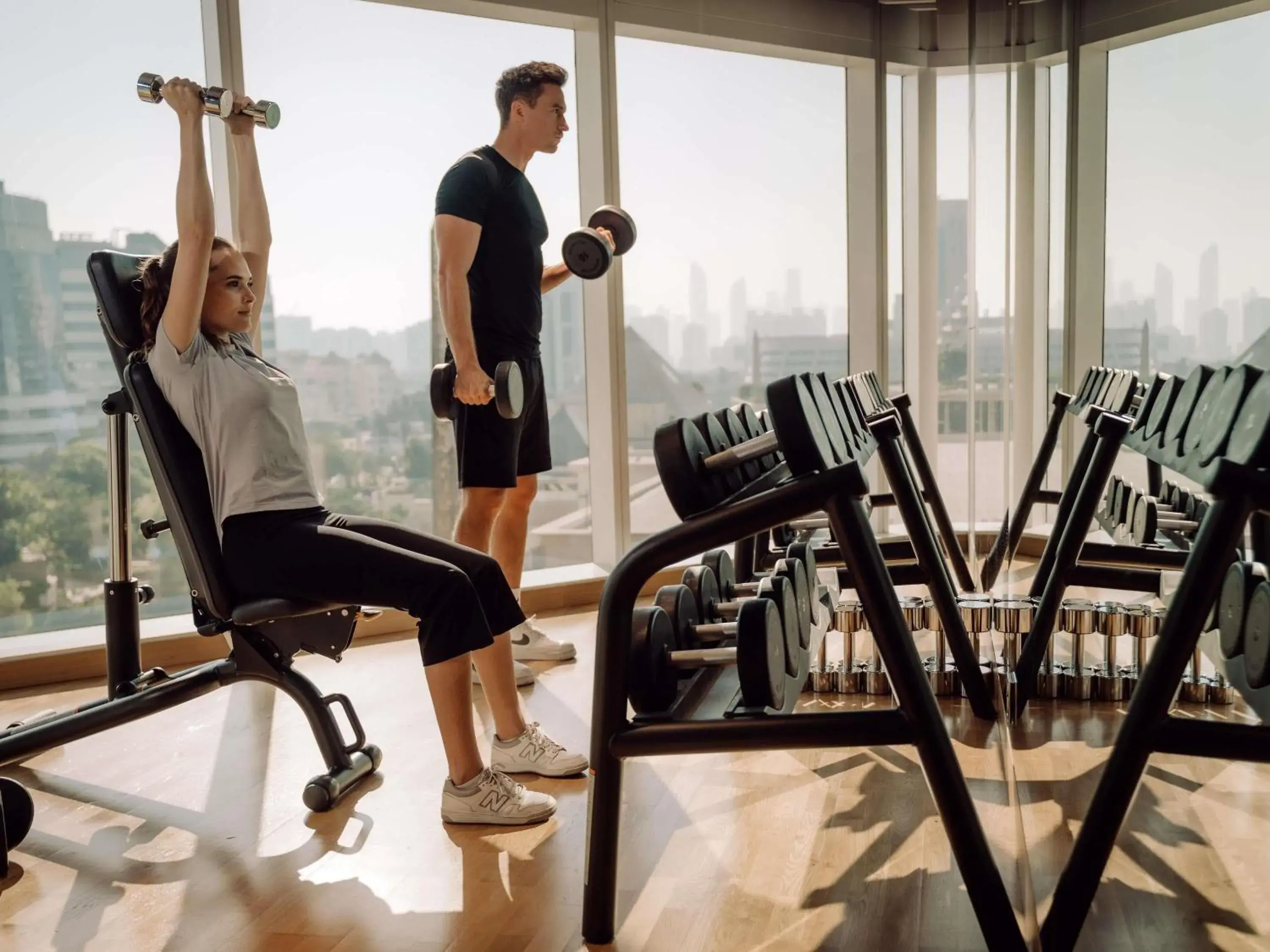 Fitness centre/facilities in Sofitel Dubai The Obelisk Fitness centre/facilities in Sofitel Dubai The Obelisk
