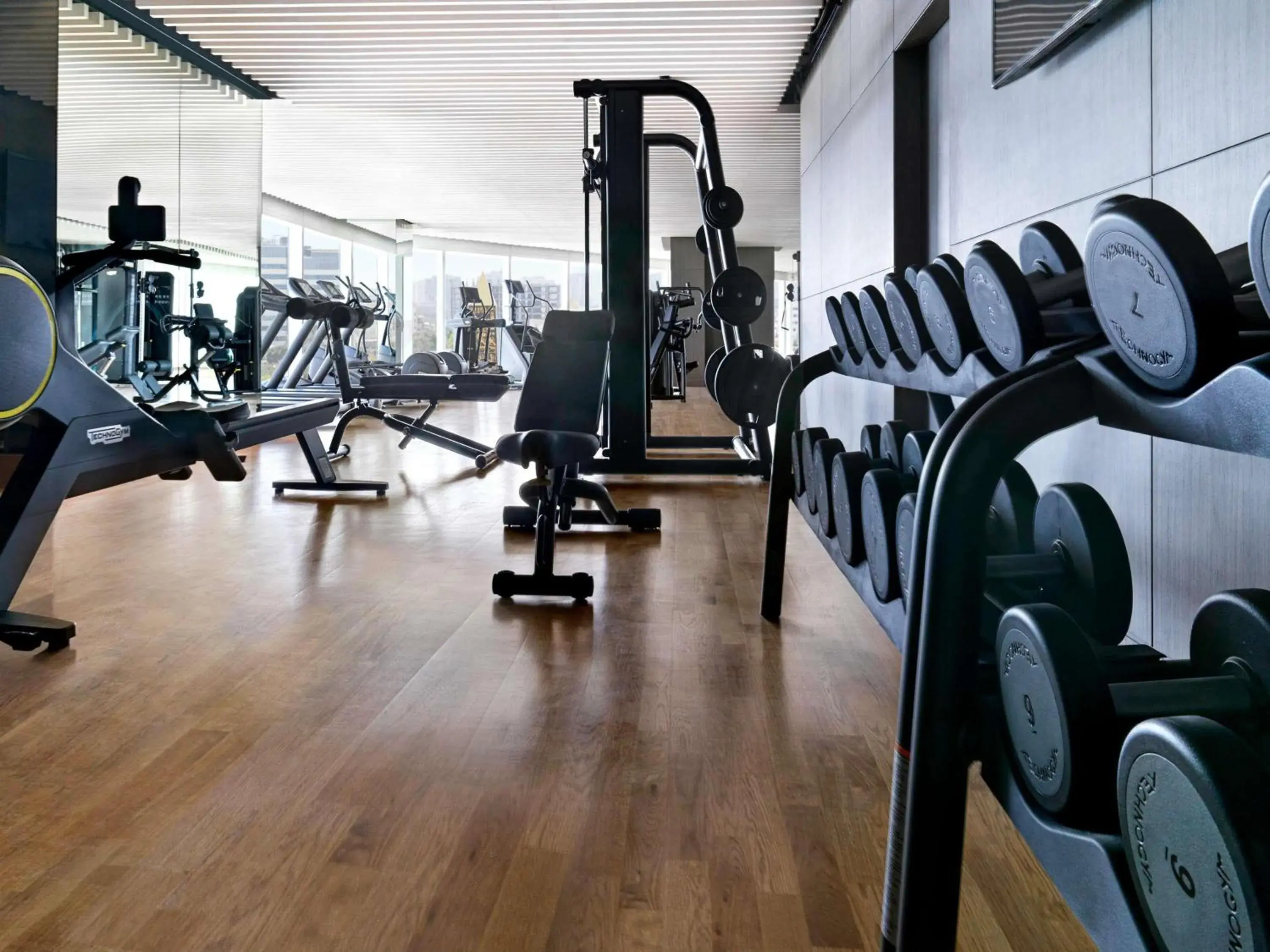 Fitness centre/facilities in Sofitel Dubai The Obelisk Fitness centre/facilities in Sofitel Dubai The Obelisk