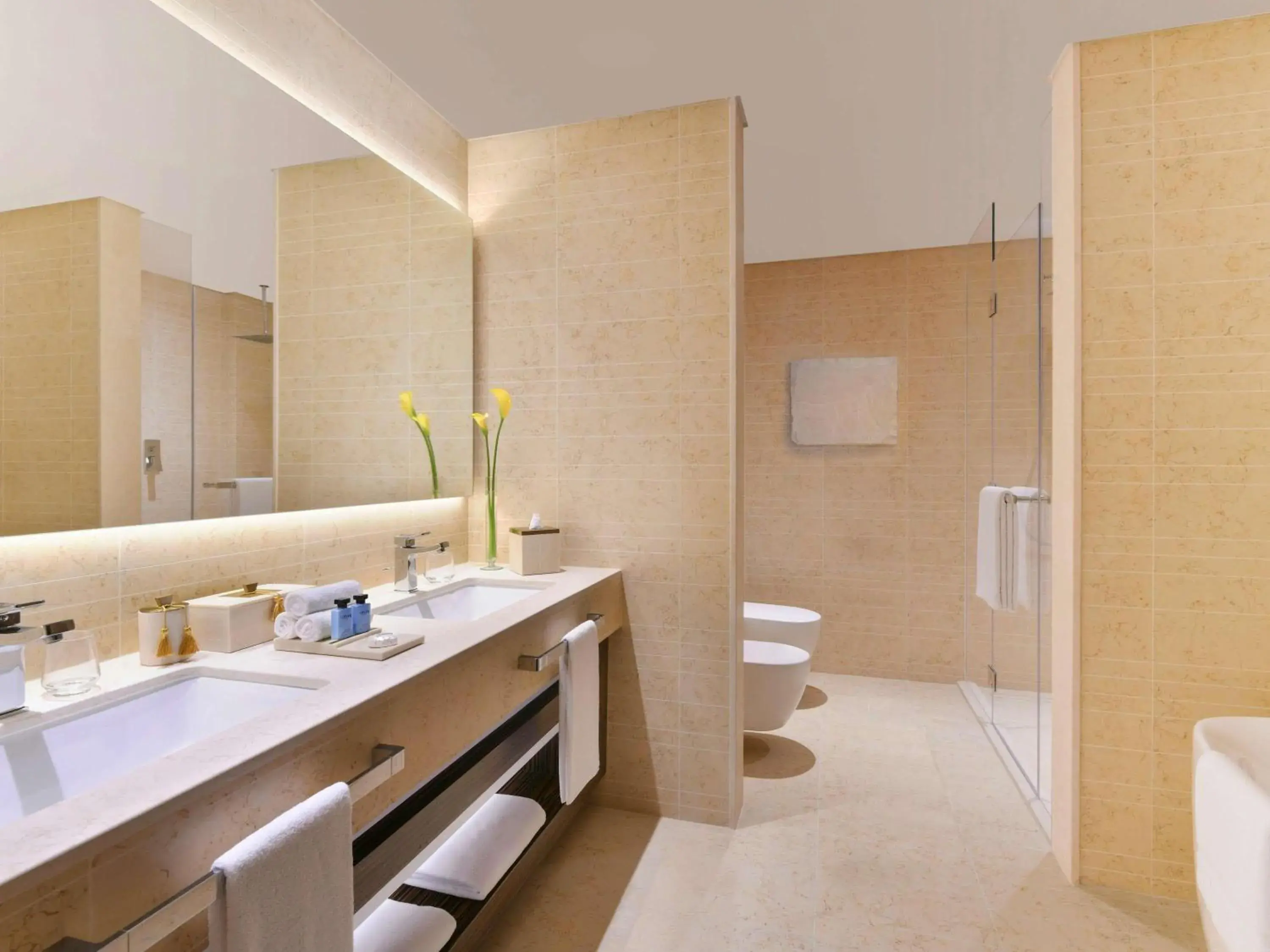 Bedroom in Sofitel Dubai The Obelisk Bedroom in Sofitel Dubai The Obelisk