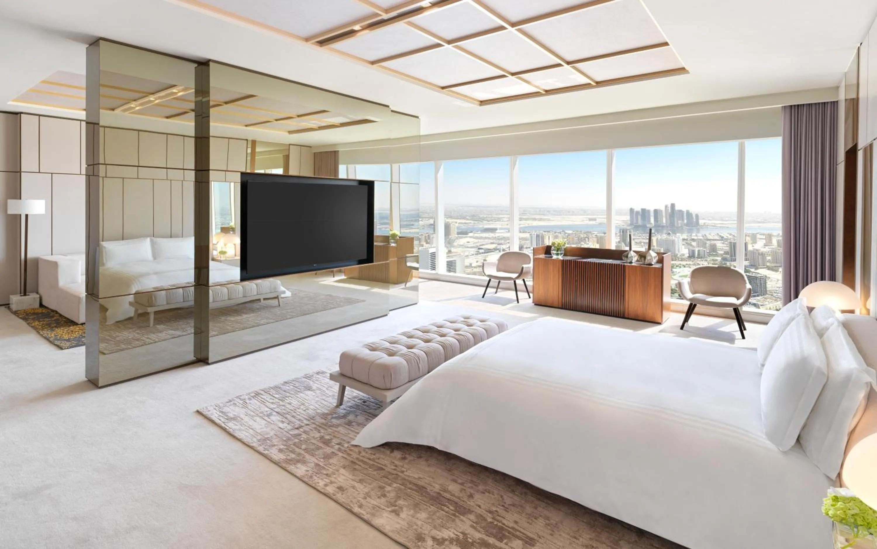 Bedroom, Bed in Sofitel Dubai The Obelisk