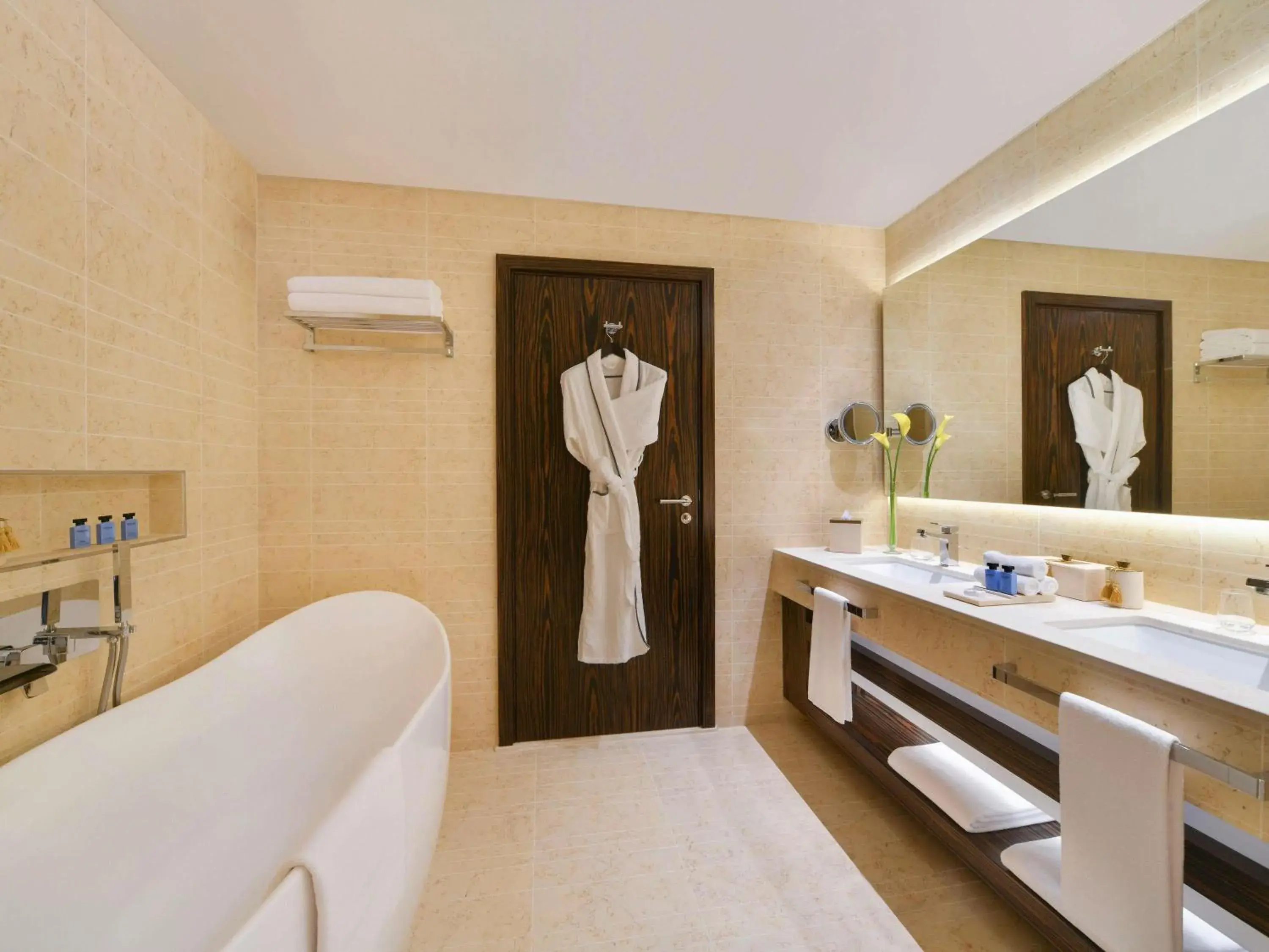 Bedroom in Sofitel Dubai The Obelisk Bedroom in Sofitel Dubai The Obelisk