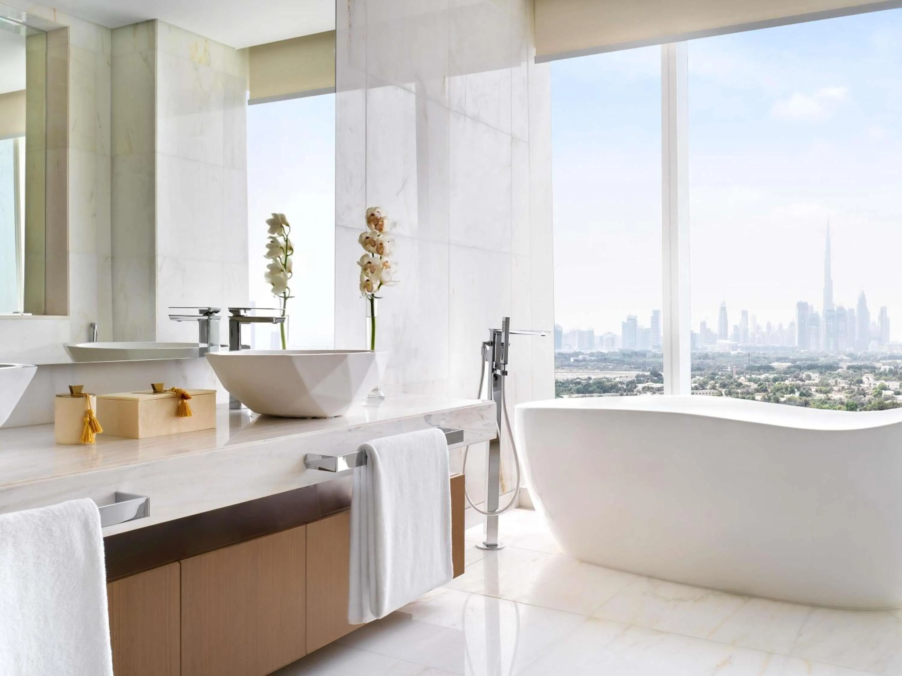 Bedroom in Sofitel Dubai The Obelisk