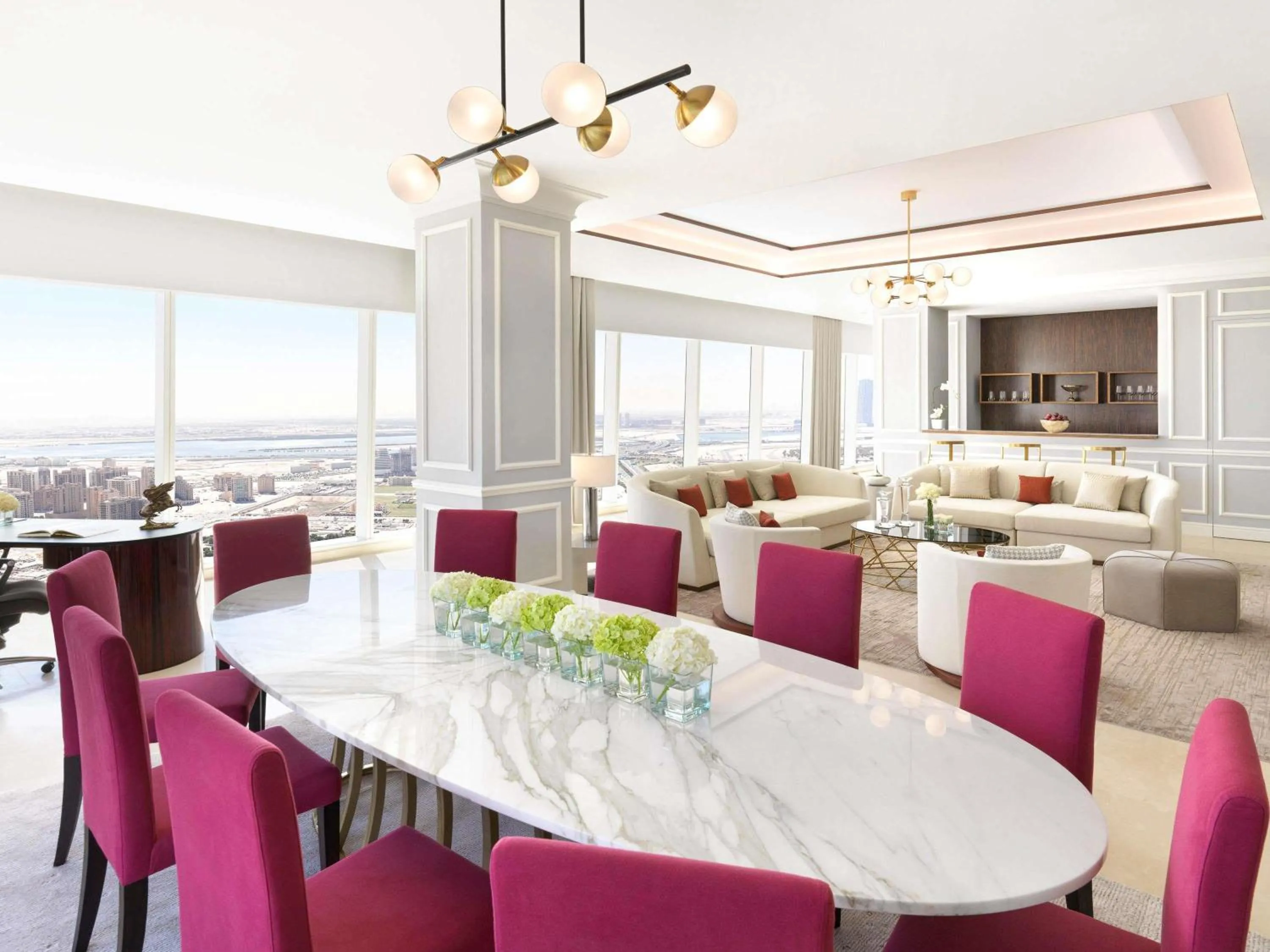 Bedroom in Sofitel Dubai The Obelisk