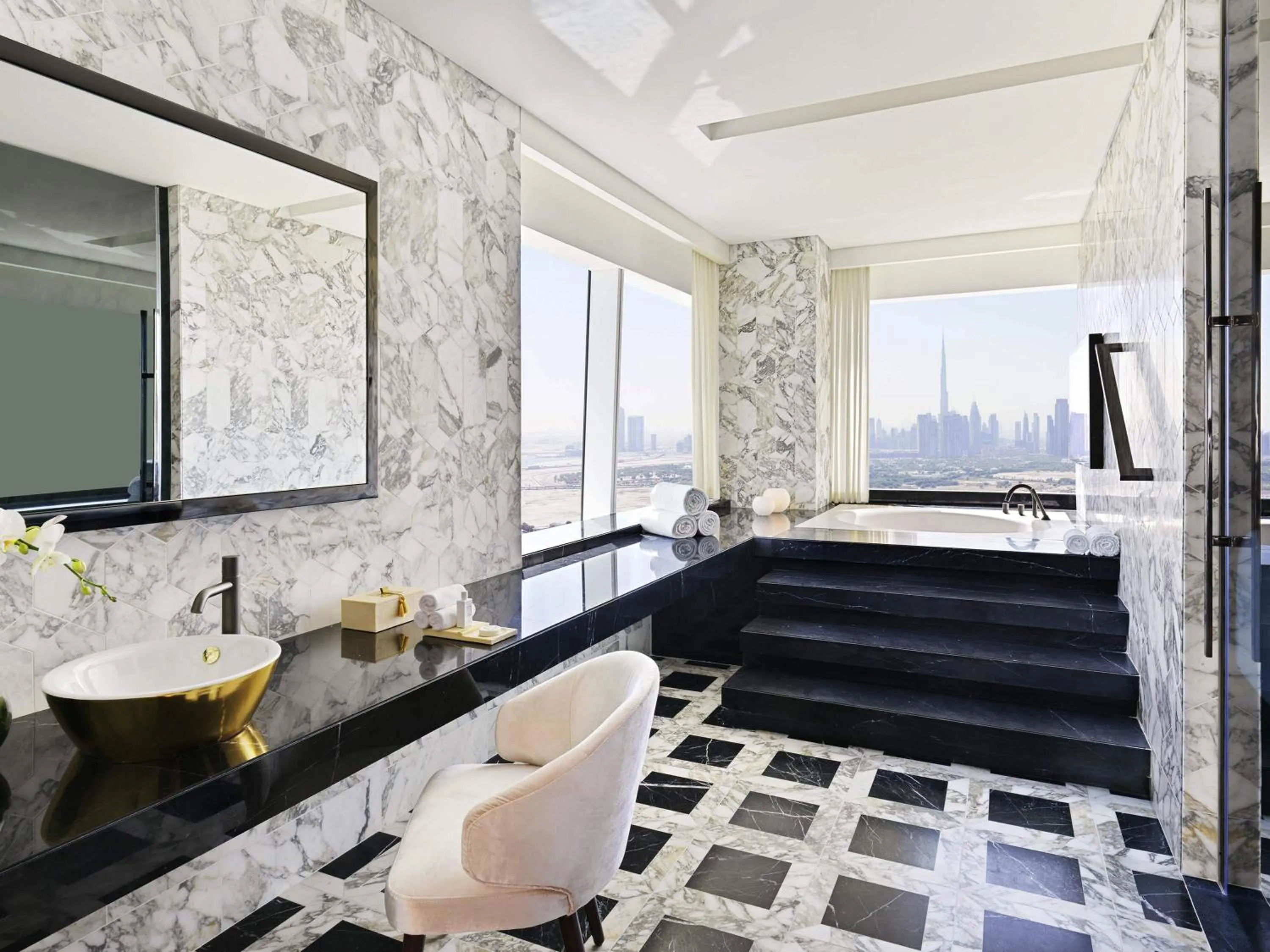 Bedroom in Sofitel Dubai The Obelisk