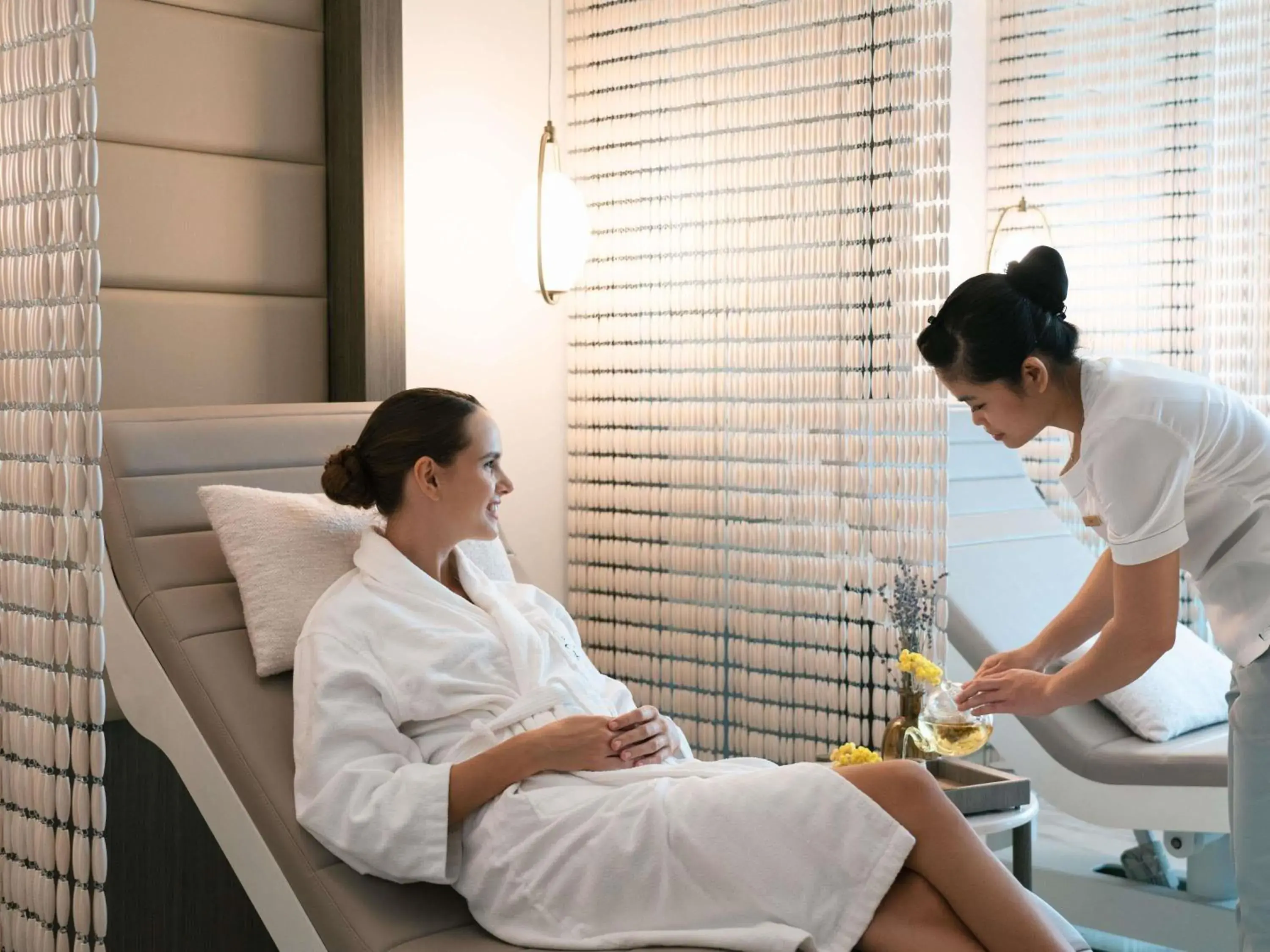 Spa and wellness centre/facilities in Sofitel Dubai The Obelisk Spa and wellness centre/facilities in Sofitel Dubai The Obelisk