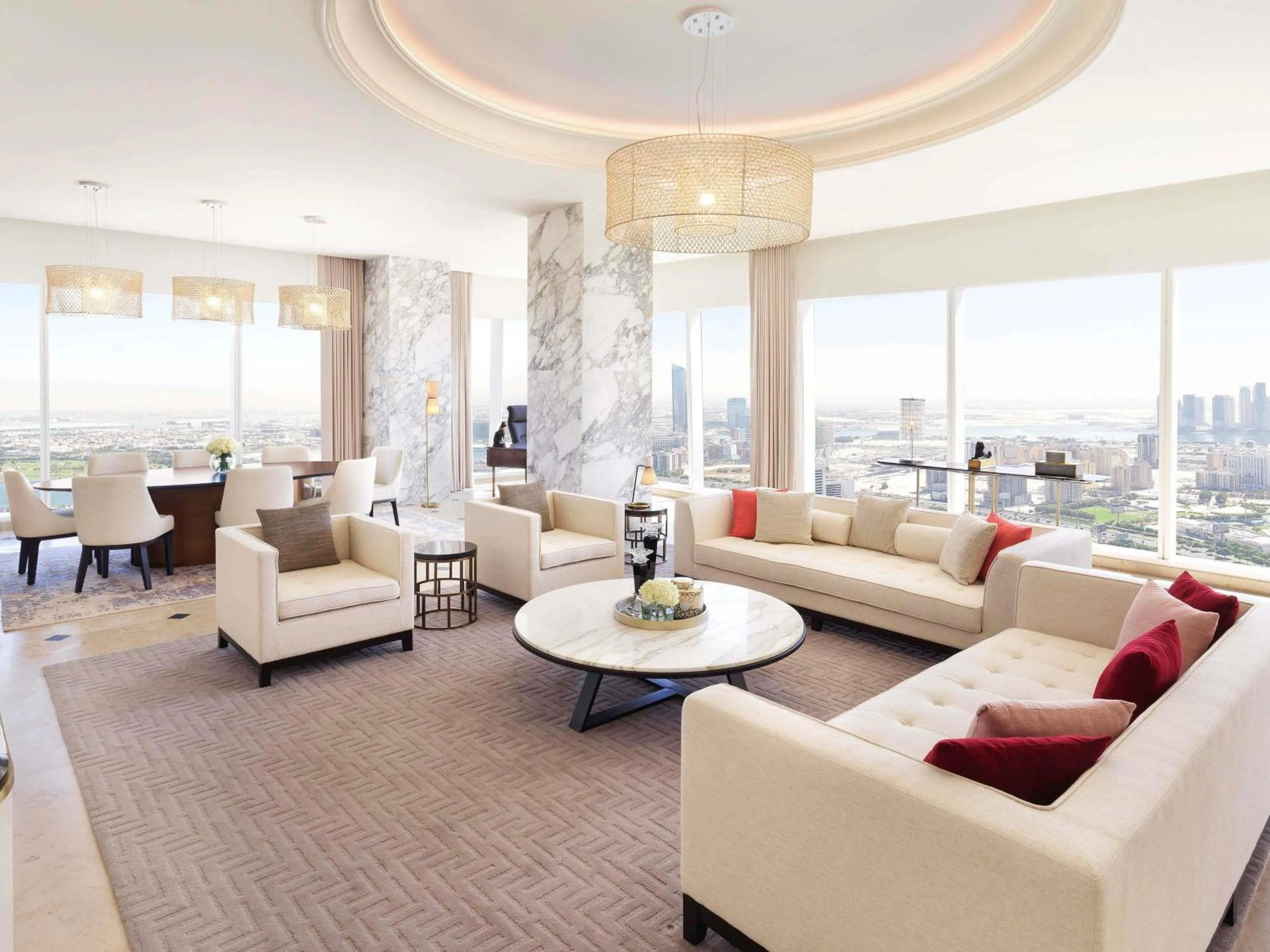 Bedroom in Sofitel Dubai The Obelisk