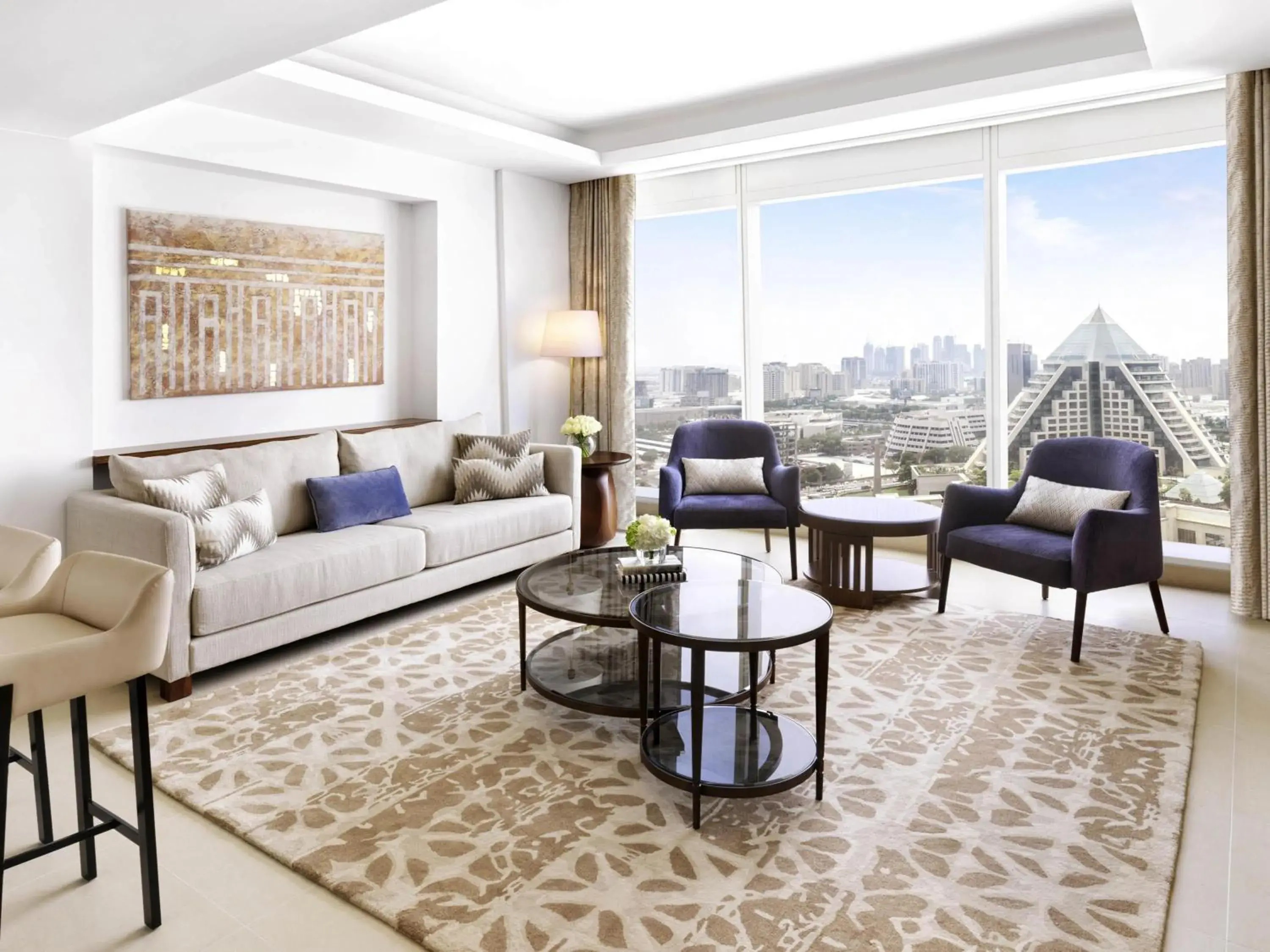 Bedroom in Sofitel Dubai The Obelisk Bedroom in Sofitel Dubai The Obelisk