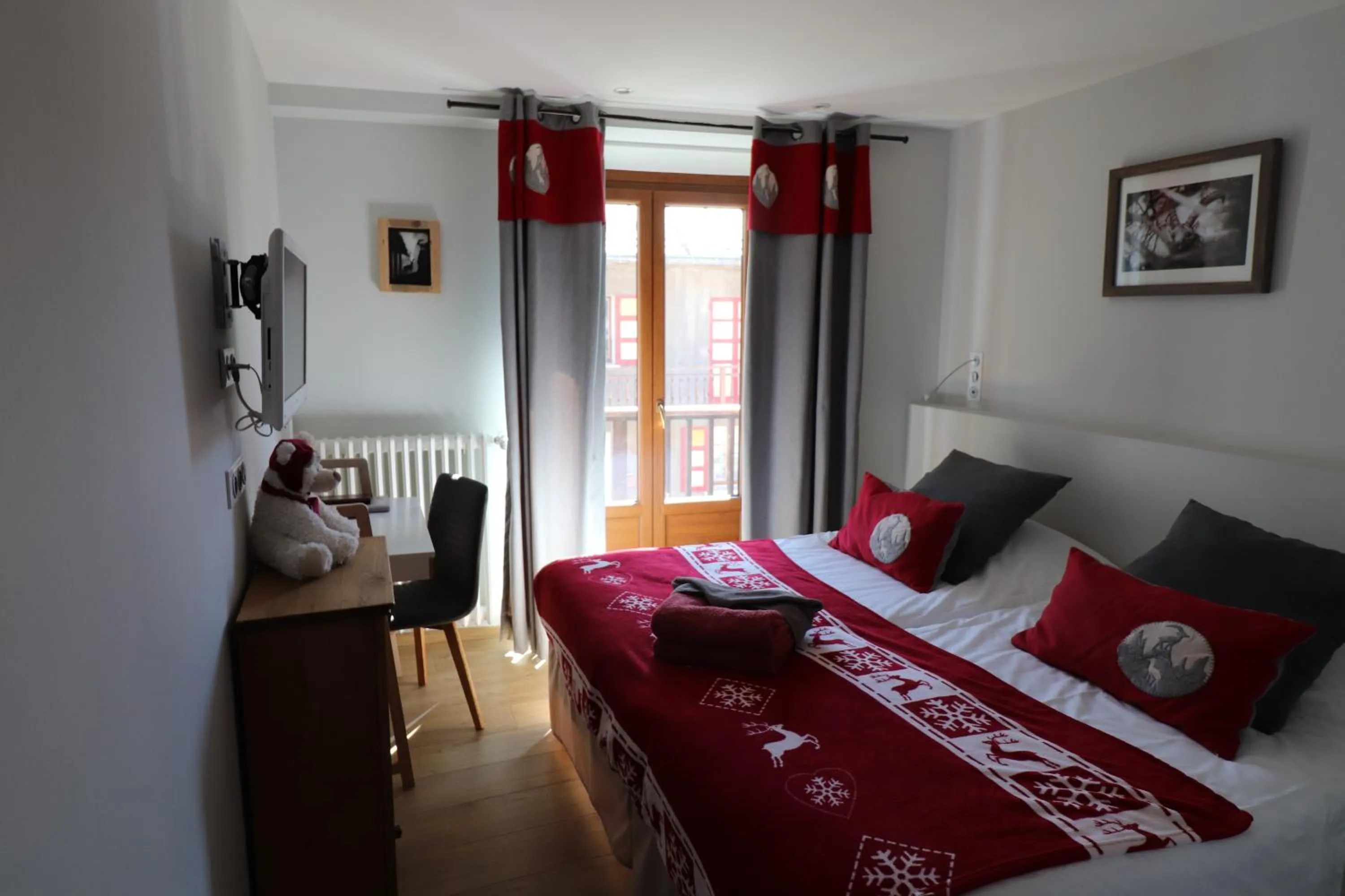 Bedroom, Bed in Hotel la Turra