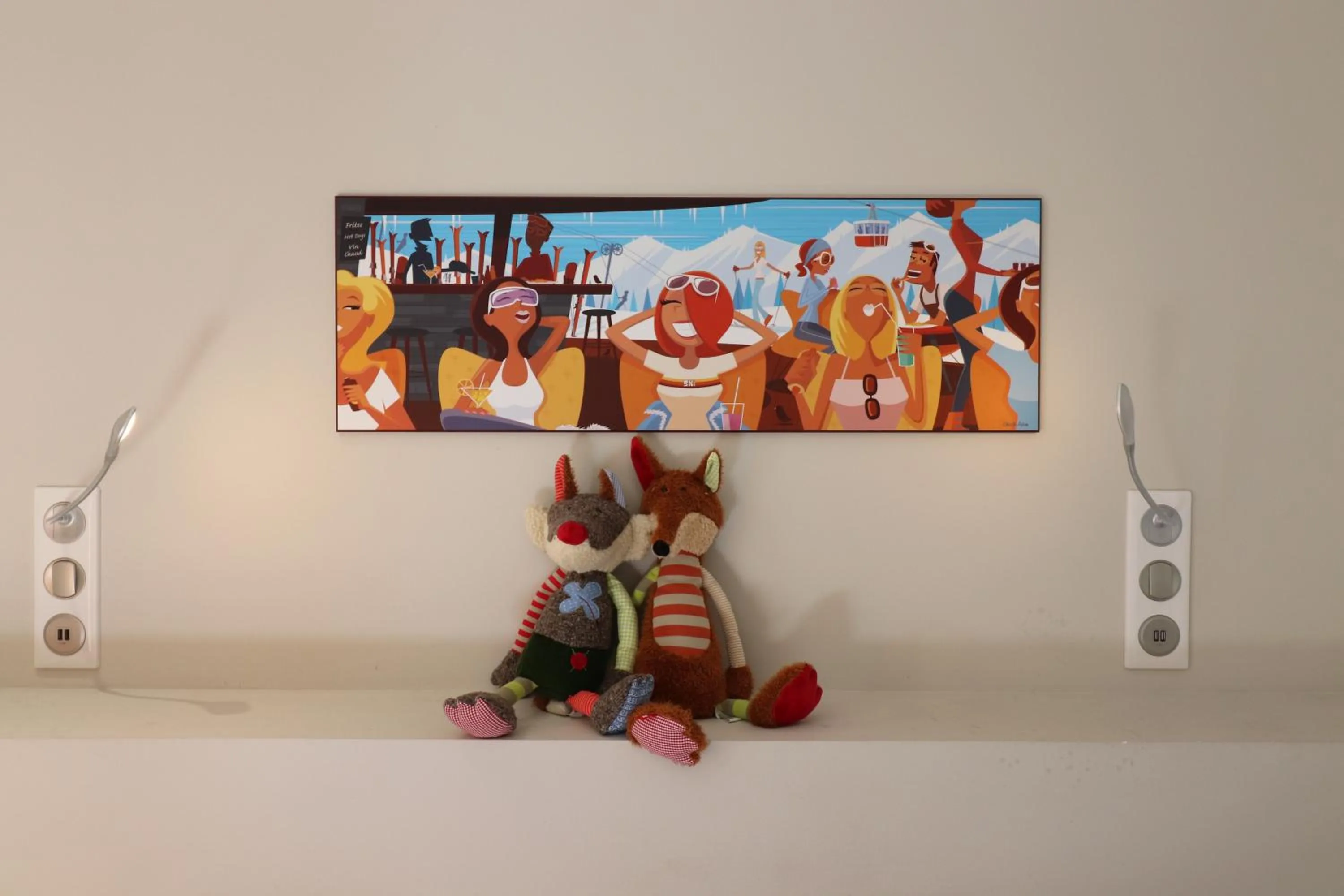 Decorative detail in Hotel la Turra