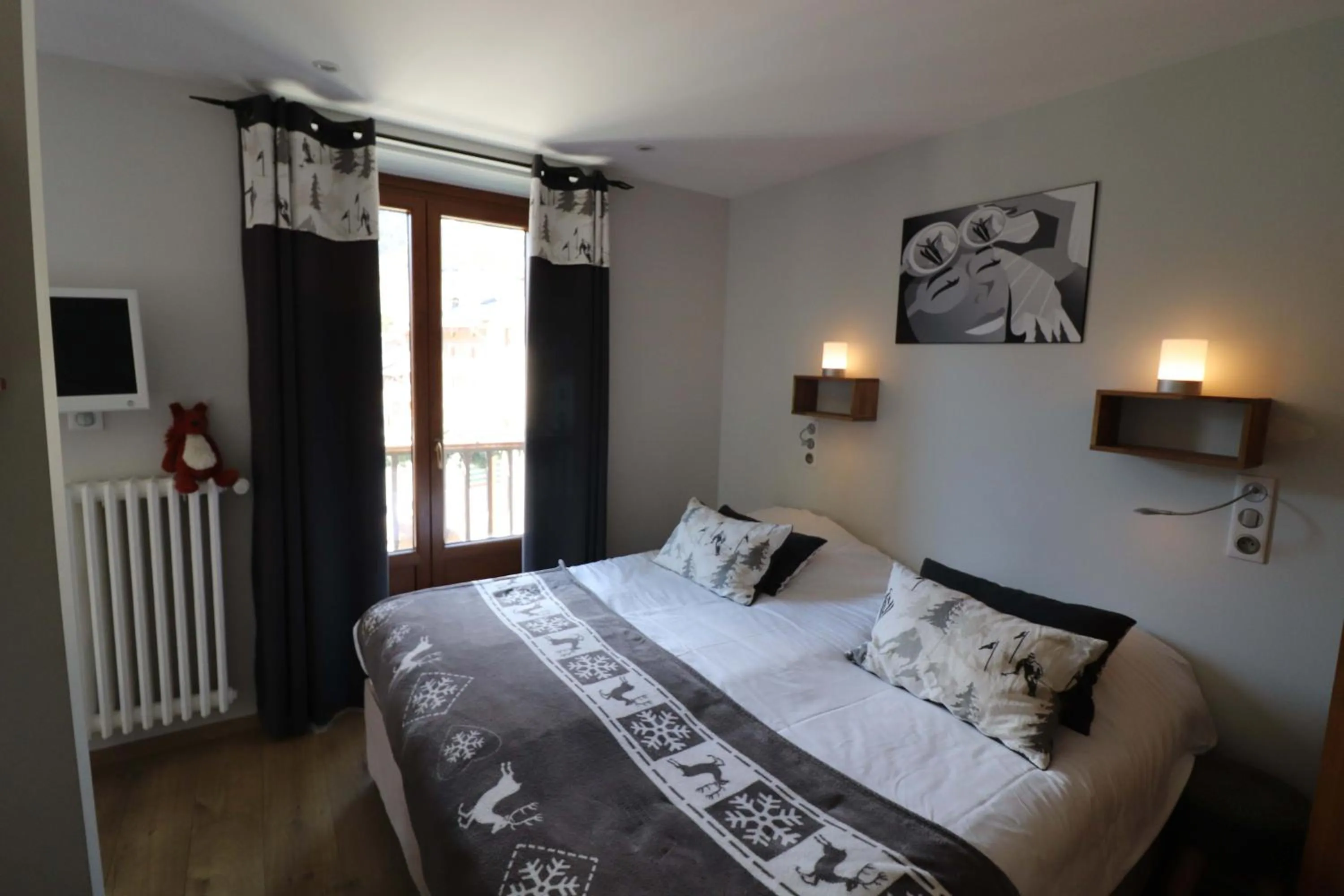 Bedroom, Bed in Hotel la Turra