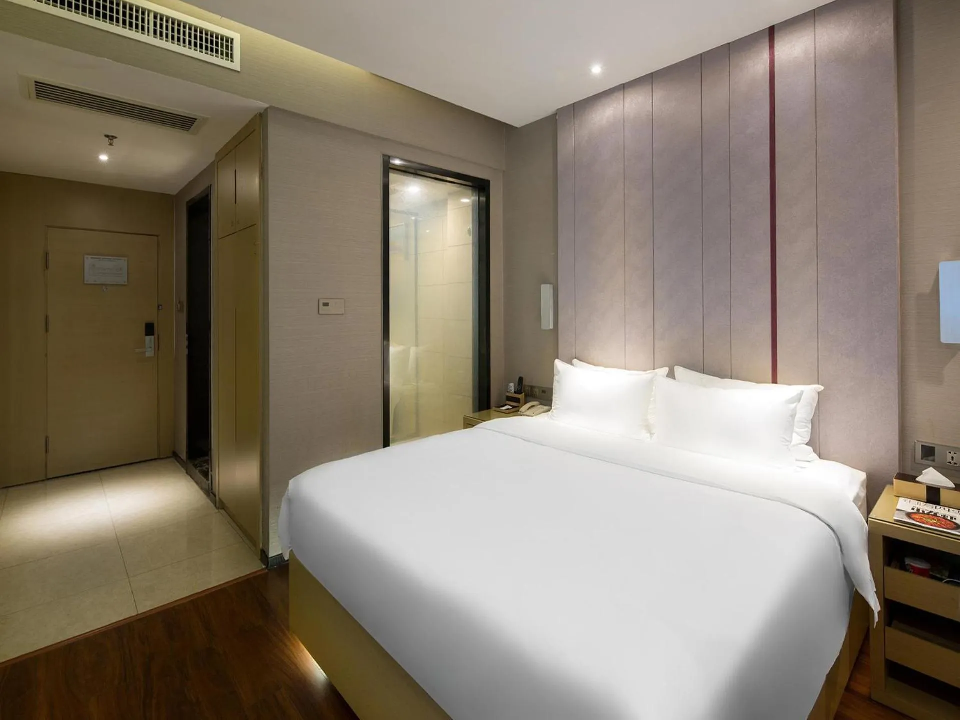 Bed in Lavande Hotel Hengyang Changsheng West Road Nanhua University