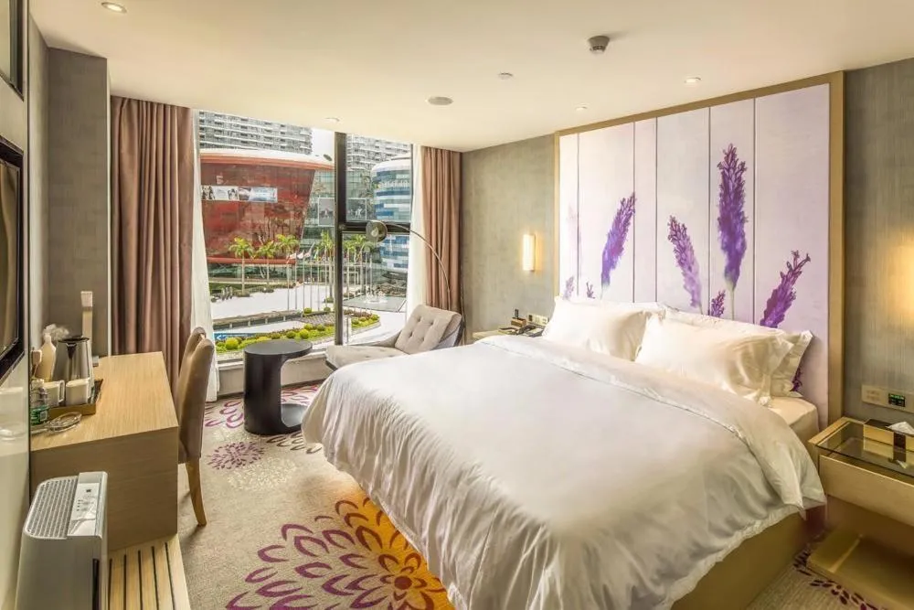 Bed in Lavande Hotel Shenzhen Baoan Haiya Binfencheng