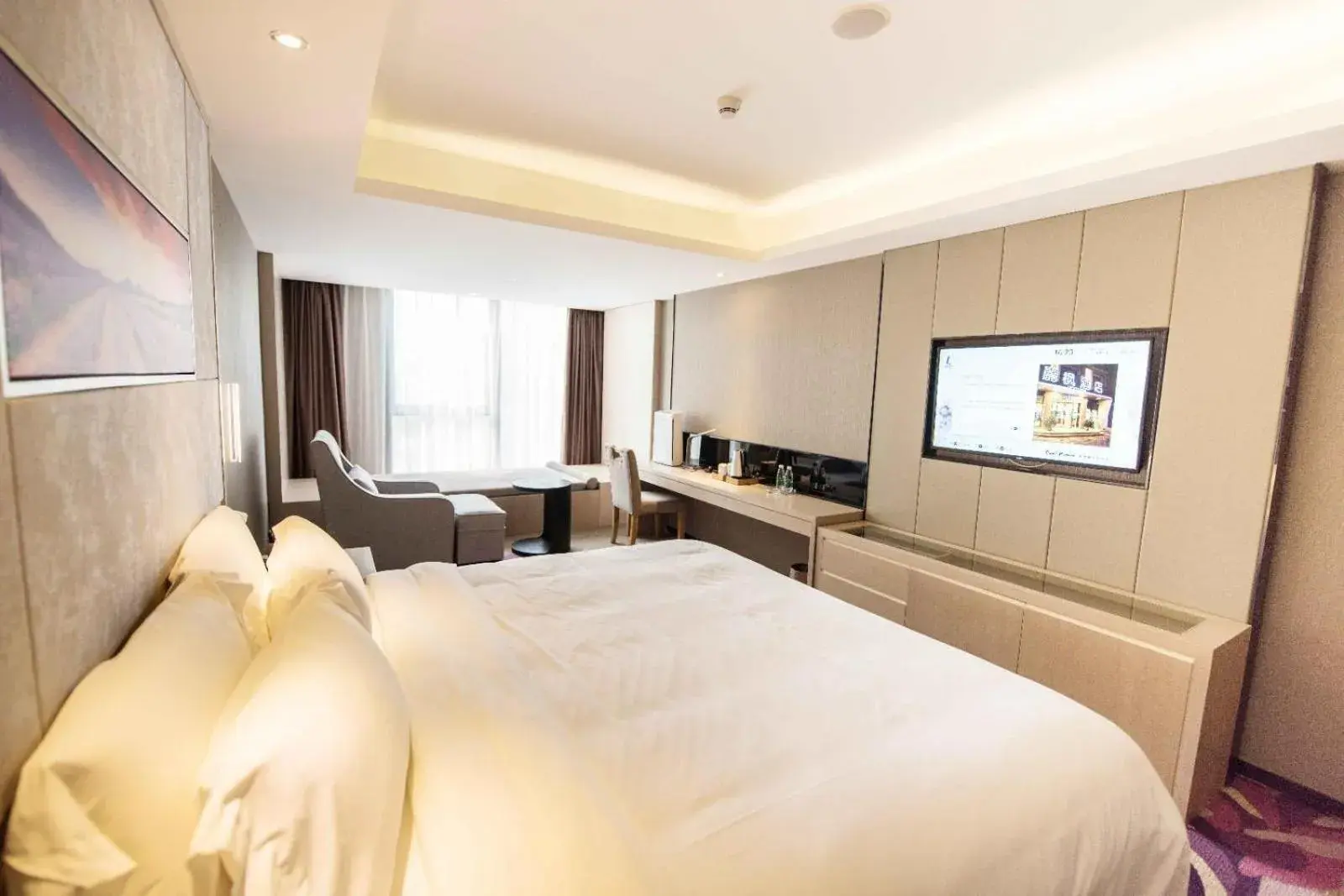 Bed in Lavande Hotel Shenzhen Baoan Haiya Binfencheng Bed in Lavande Hotel Shenzhen Baoan Haiya Binfencheng