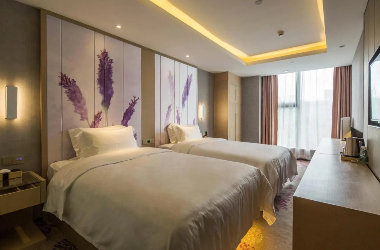 Bed in Lavande Hotel Shenzhen Baoan Haiya Binfencheng