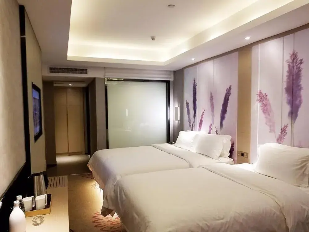 Bed in Lavande Hotel Shenzhen Baoan Haiya Binfencheng Bed in Lavande Hotel Shenzhen Baoan Haiya Binfencheng