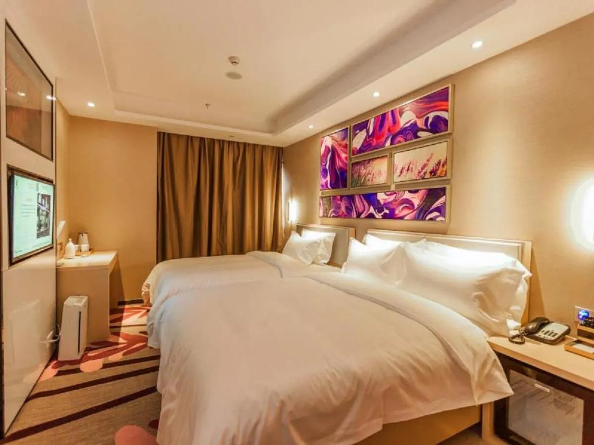 Bed in Lavande Hotel Zhangjiakou Victoria Plaza