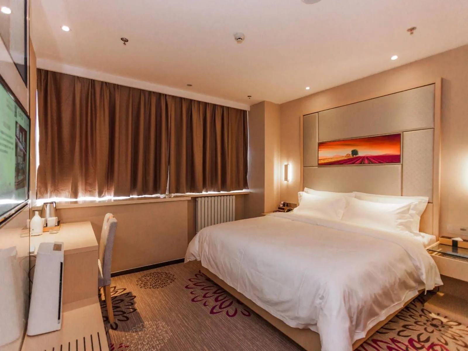Bed in Lavande Hotel Zhangjiakou Victoria Plaza