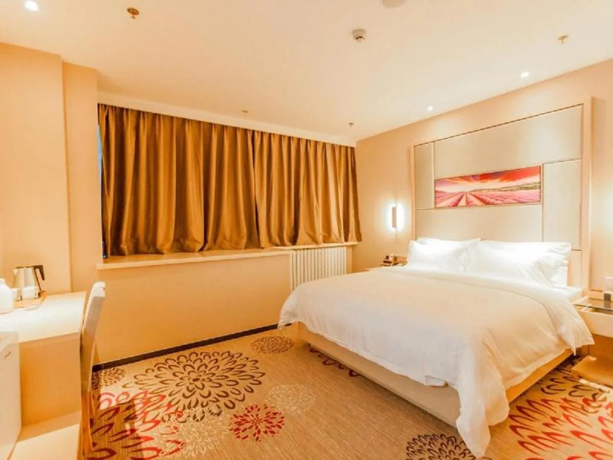 Bed in Lavande Hotel Zhangjiakou Victoria Plaza