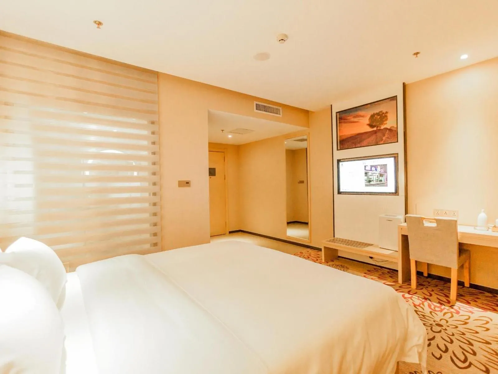 Bed in Lavande Hotel Zhangjiakou Victoria Plaza