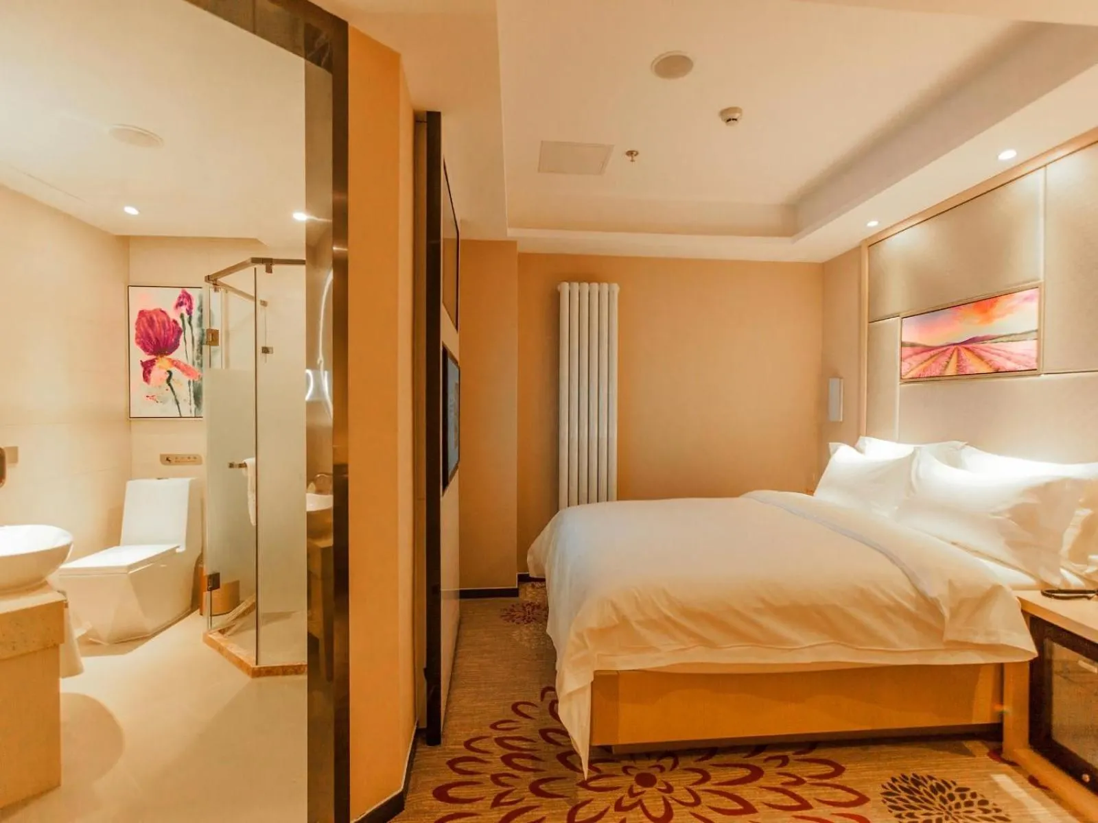 Bed in Lavande Hotel Zhangjiakou Victoria Plaza