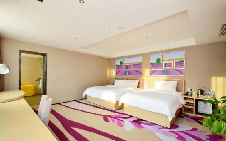 Bed in Lavande Hotel Wuhan Nanhu Walmart Store Bed in Lavande Hotel Wuhan Nanhu Walmart Store