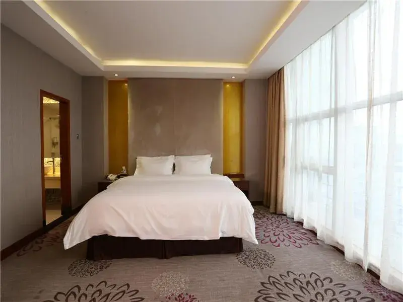 Bed in Lavande Hotel Dongguan Tangxia Branch Bed in Lavande Hotel Dongguan Tangxia Branch