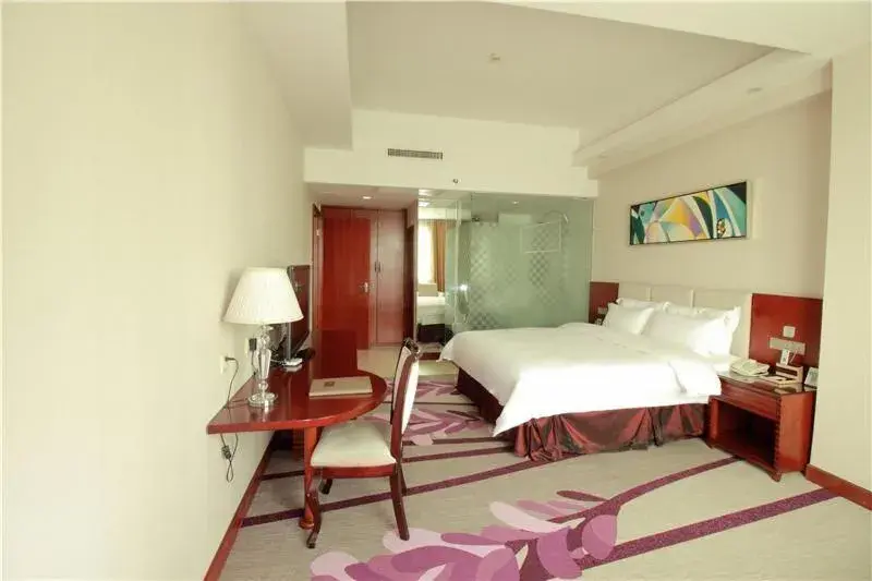 Bed in Lavande Hotel Dongguan Tangxia Branch Bed in Lavande Hotel Dongguan Tangxia Branch