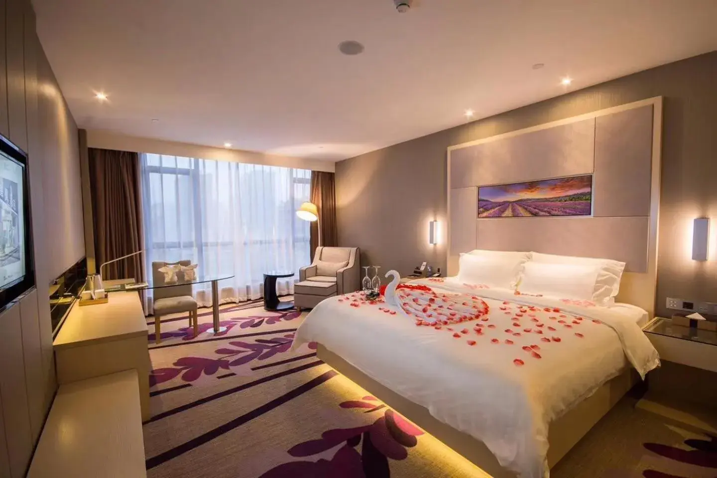 Bed in Lavande Hotel Changde Railway Station Branch Bed in Lavande Hotel Changde Railway Station Branch