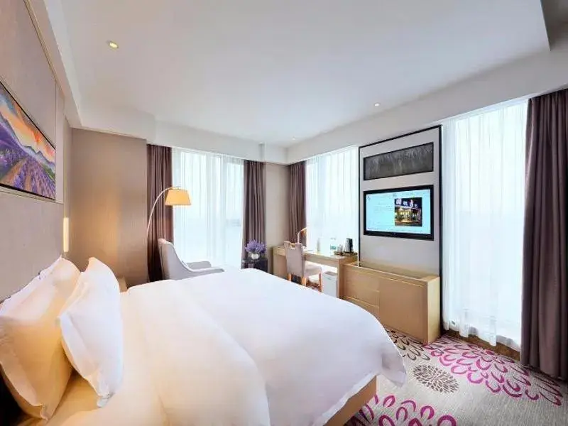Bed in Lavande Hotel Changde Railway Station Branch Bed in Lavande Hotel Changde Railway Station Branch