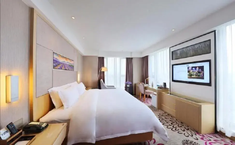 Bed in Lavande Hotel Changde Railway Station Branch Bed in Lavande Hotel Changde Railway Station Branch