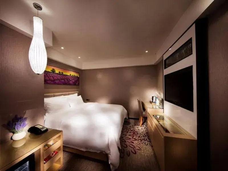 Bed in Lavande Hotel Changde Railway Station Branch Bed in Lavande Hotel Changde Railway Station Branch