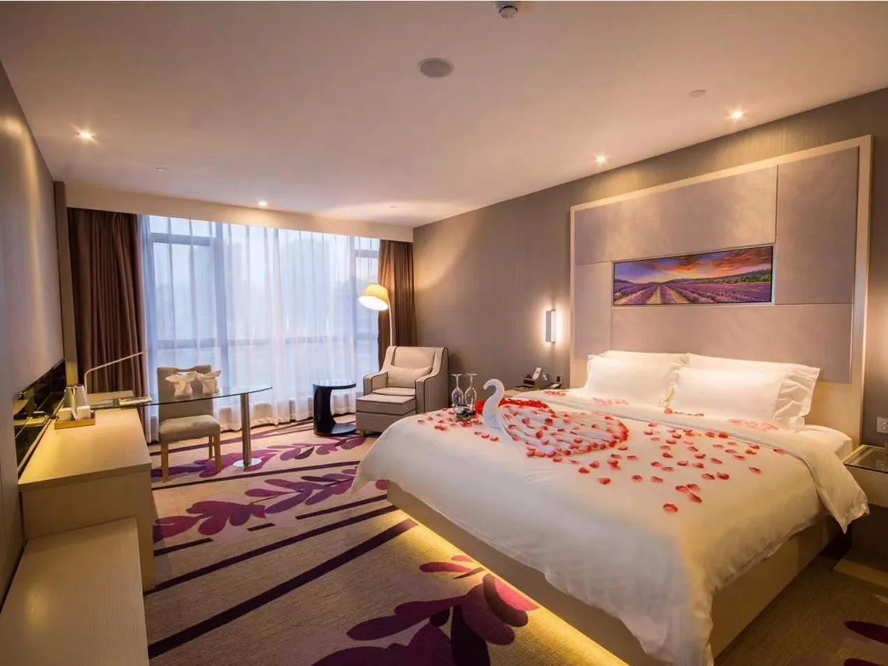 Bed in Lavande Hotel Changde Railway Station Branch