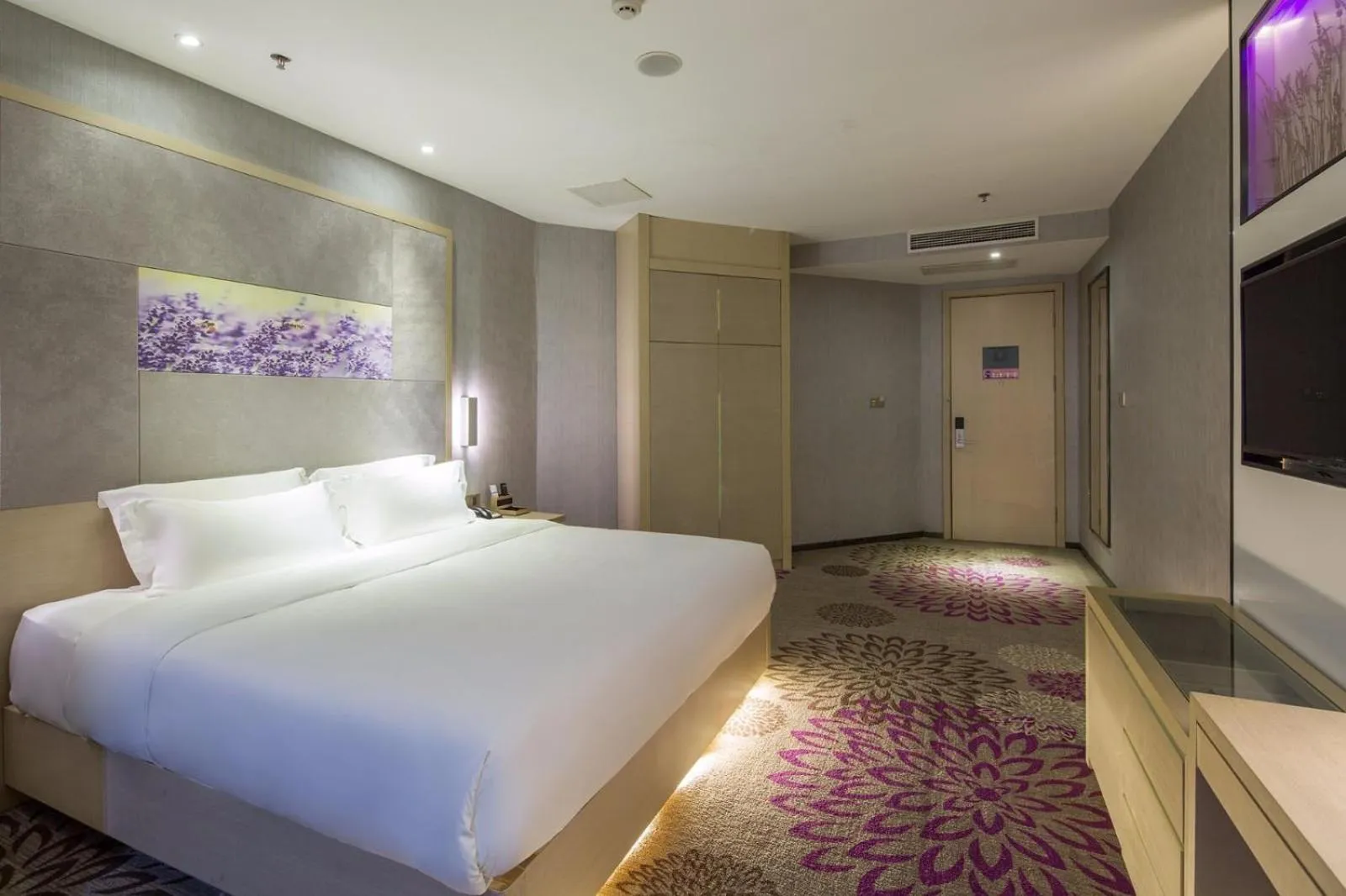 Bed in Lavande Hotel Changsha Pedestrian Street Nanmenkou Metro Station Branch