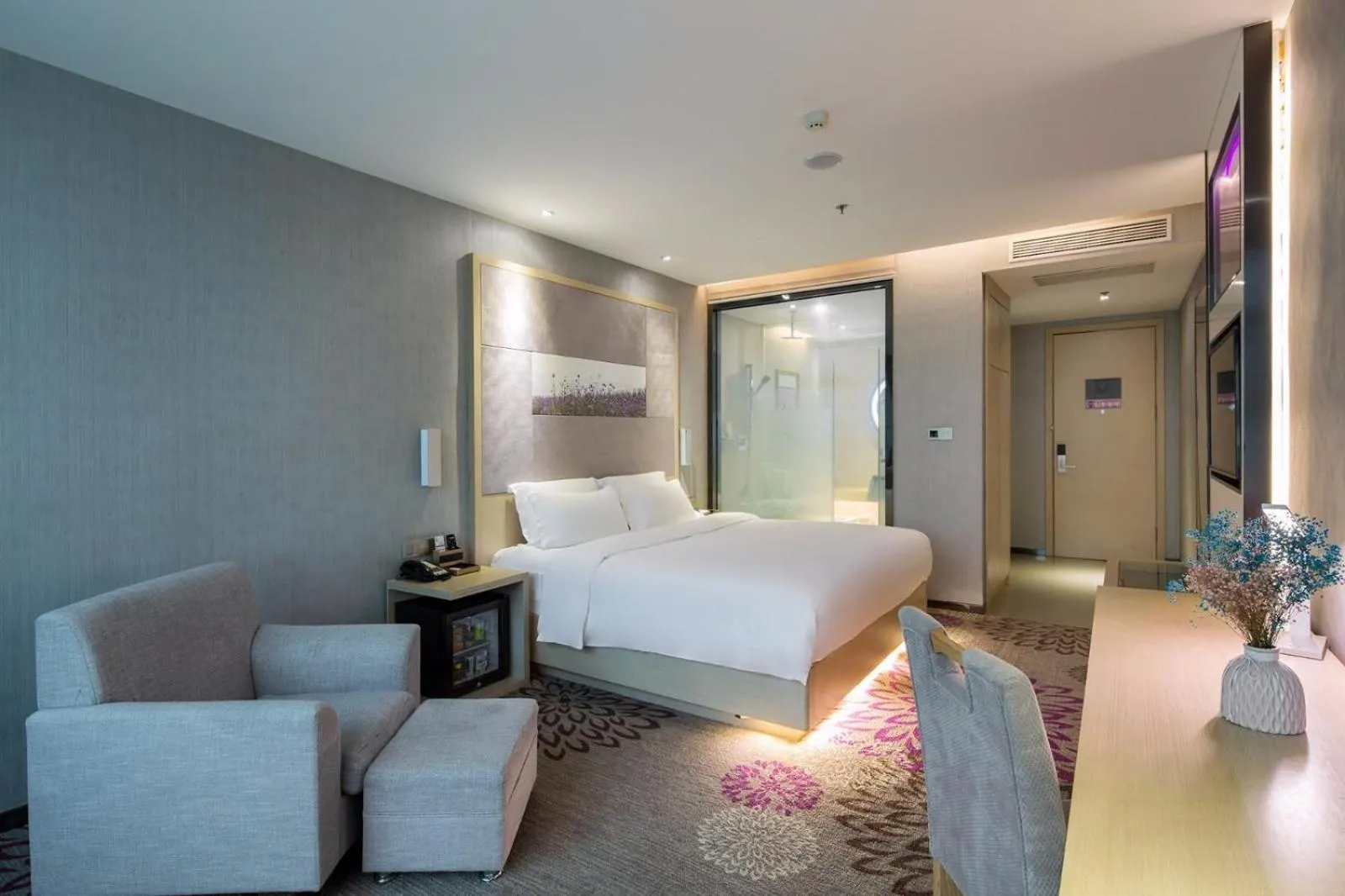 Bed in Lavande Hotel Changsha Pedestrian Street Nanmenkou Metro Station Branch