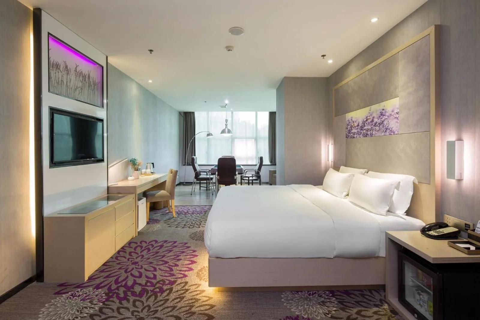 Bed in Lavande Hotel Changsha Pedestrian Street Nanmenkou Metro Station Branch