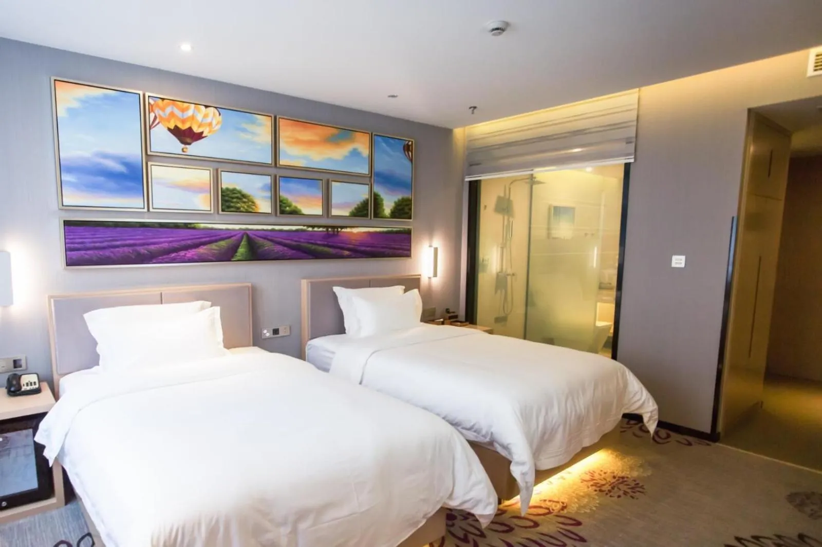 Bed in Lavande Hotel Xuzhou East High-speed Rail Station Jinshanqiao Development Zone Branch