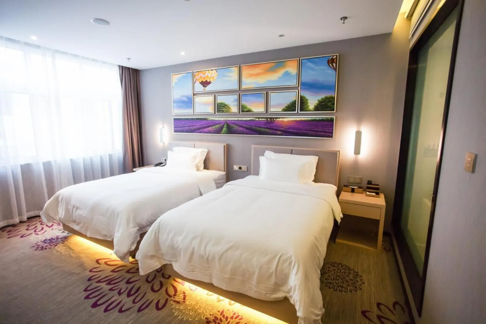 Bed in Lavande Hotel Xuzhou East High-speed Rail Station Jinshanqiao Development Zone Branch