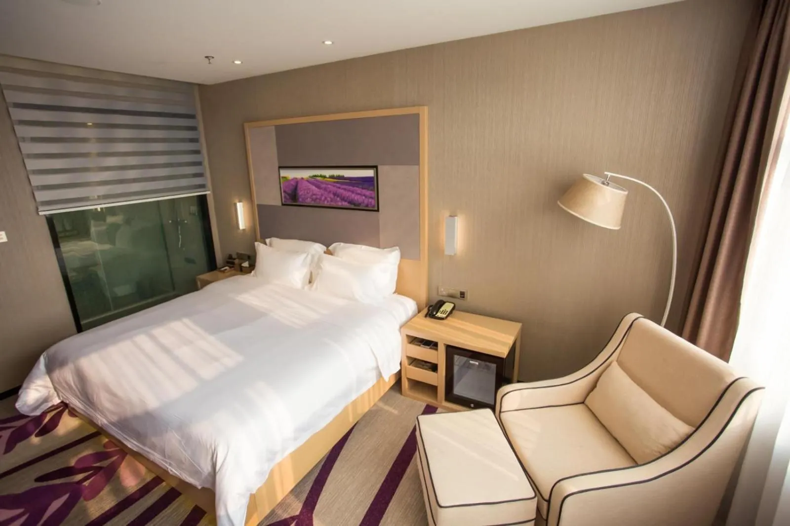 Bed in Lavande Hotel Xuzhou East High-speed Rail Station Jinshanqiao Development Zone Branch